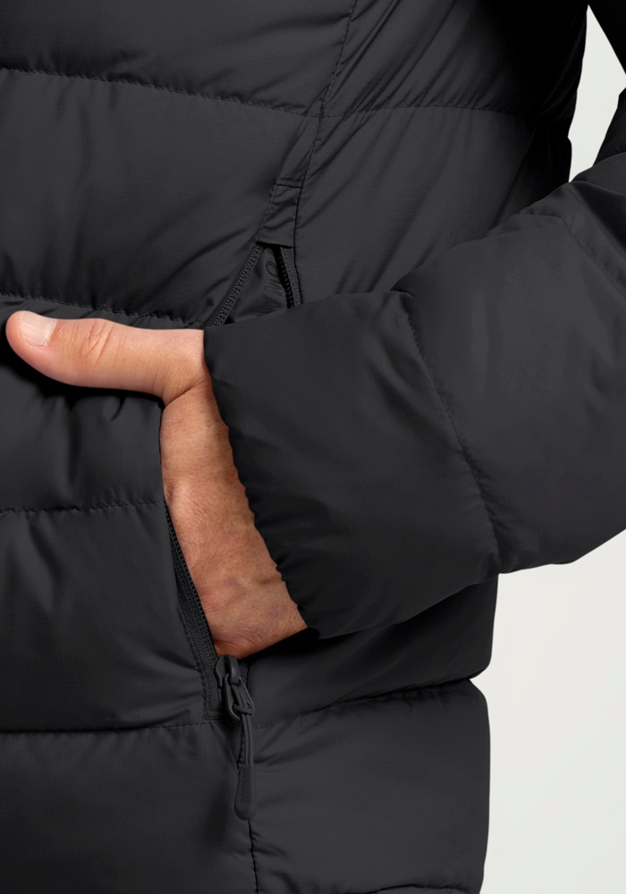 Jack Wolfskin Daunenjacke »ATHER DOWN HOODY M RDS« mit Kapuze