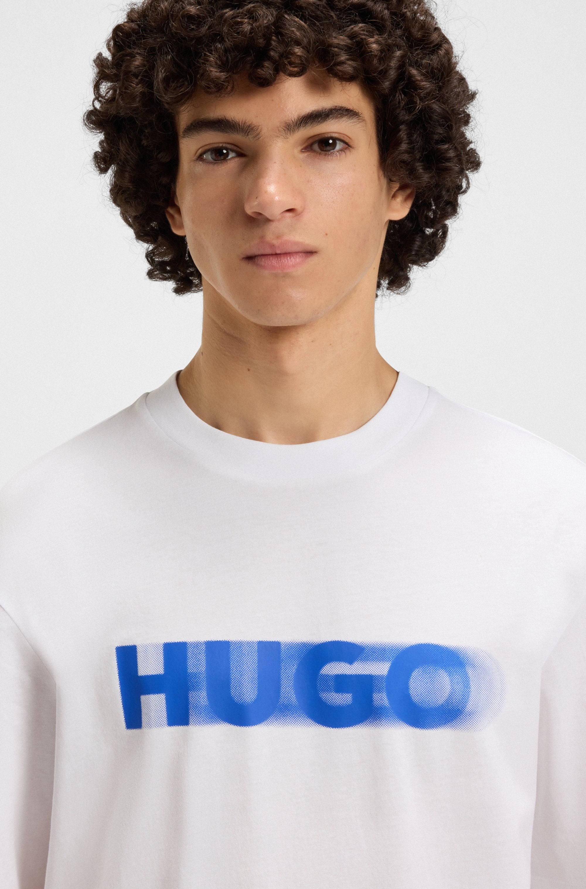 HUGO T-Shirt »Nalax« mit Logo-Druck