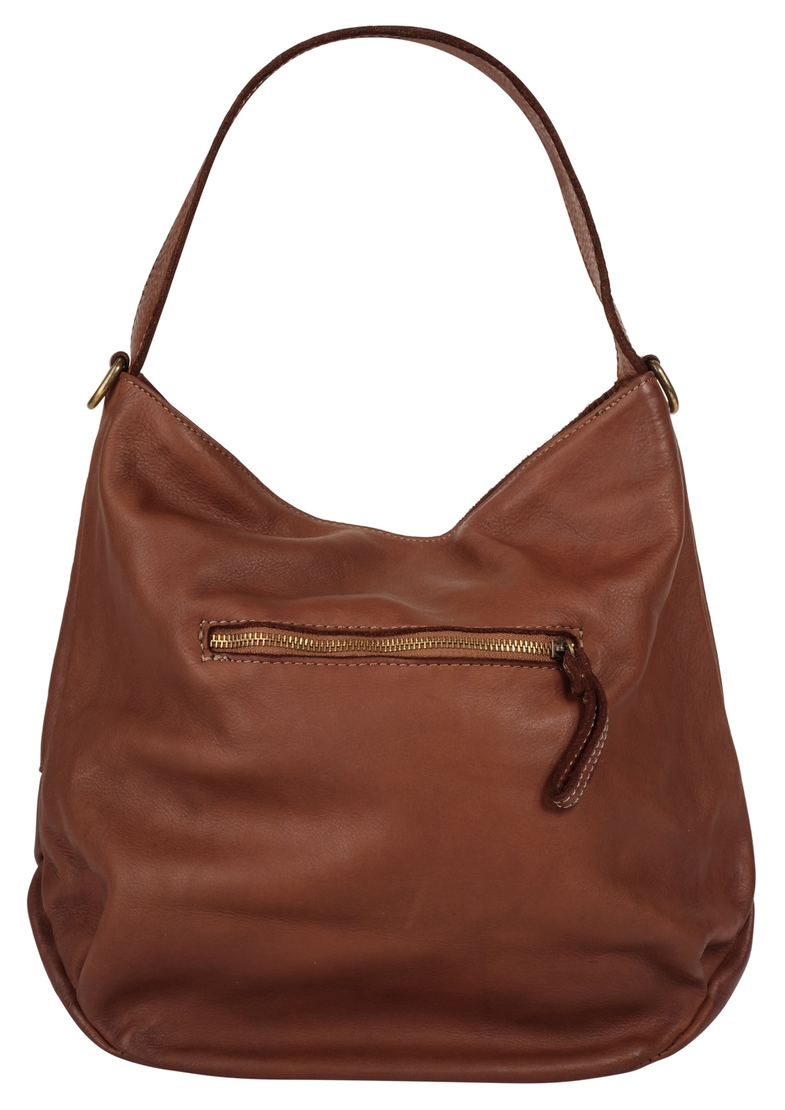 forty° Shopper cuir véritable, fabriqué en Italie
