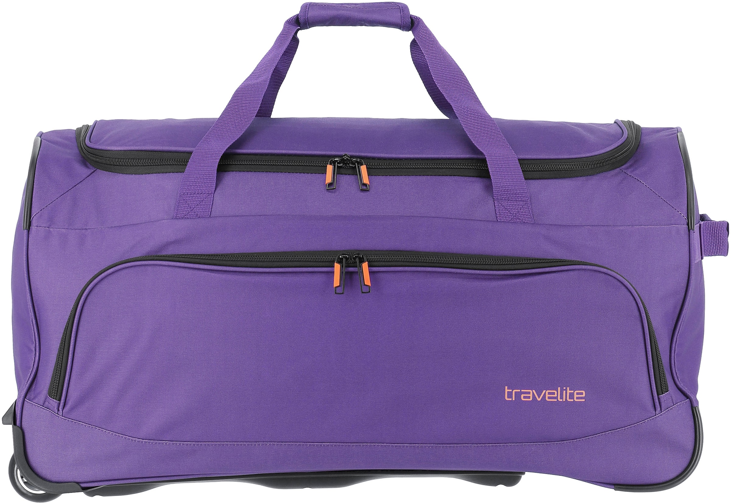 travelite Reisetasche »Basics Fresh 71 cm Duffle Bag mit Rollen« grosse Duffle Bag aus strapazierfähigem Material, ideal als Reisegepäck