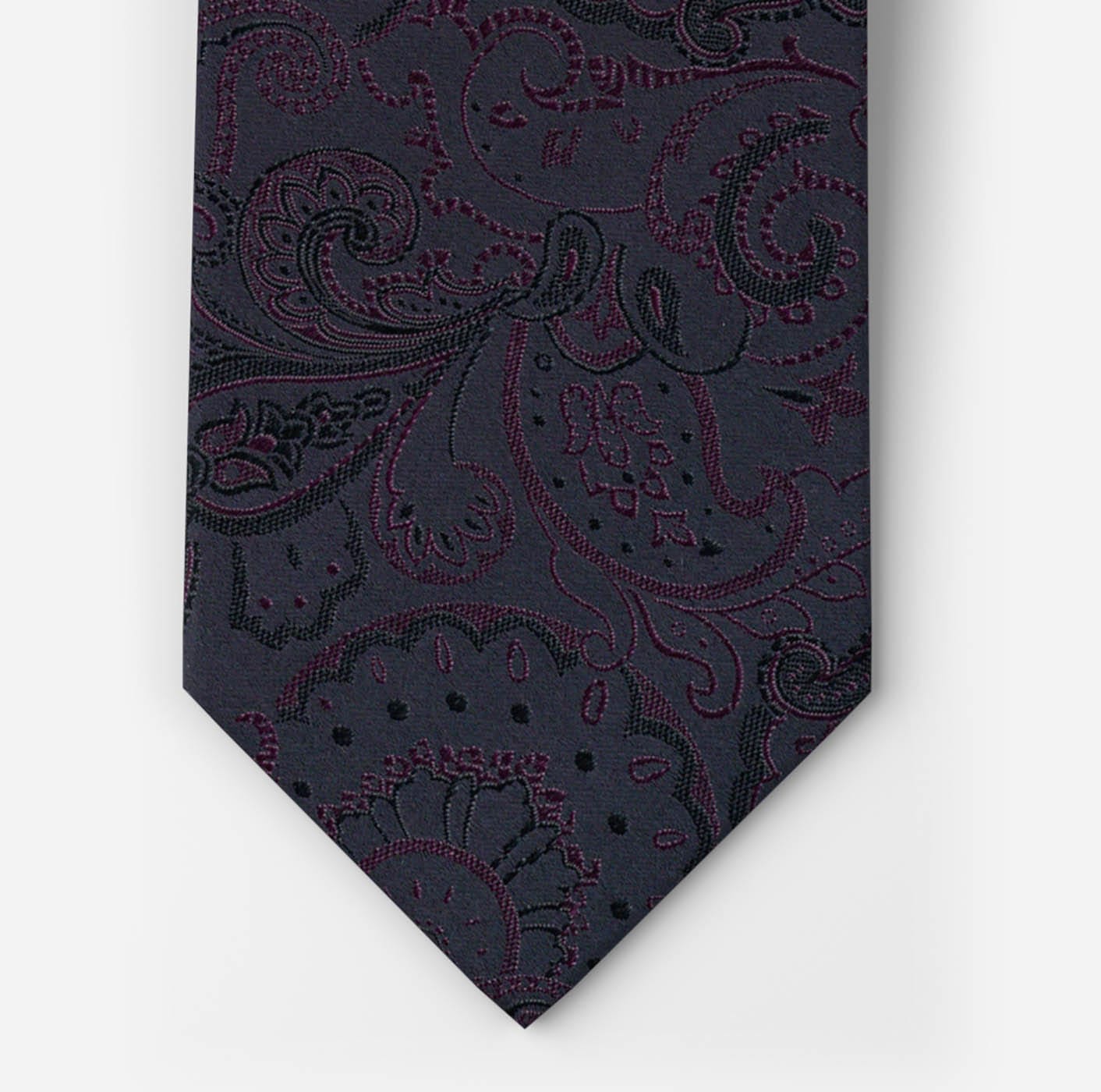 OLYMP Cravate reine Seide, modisches Muster, 6,5 cm