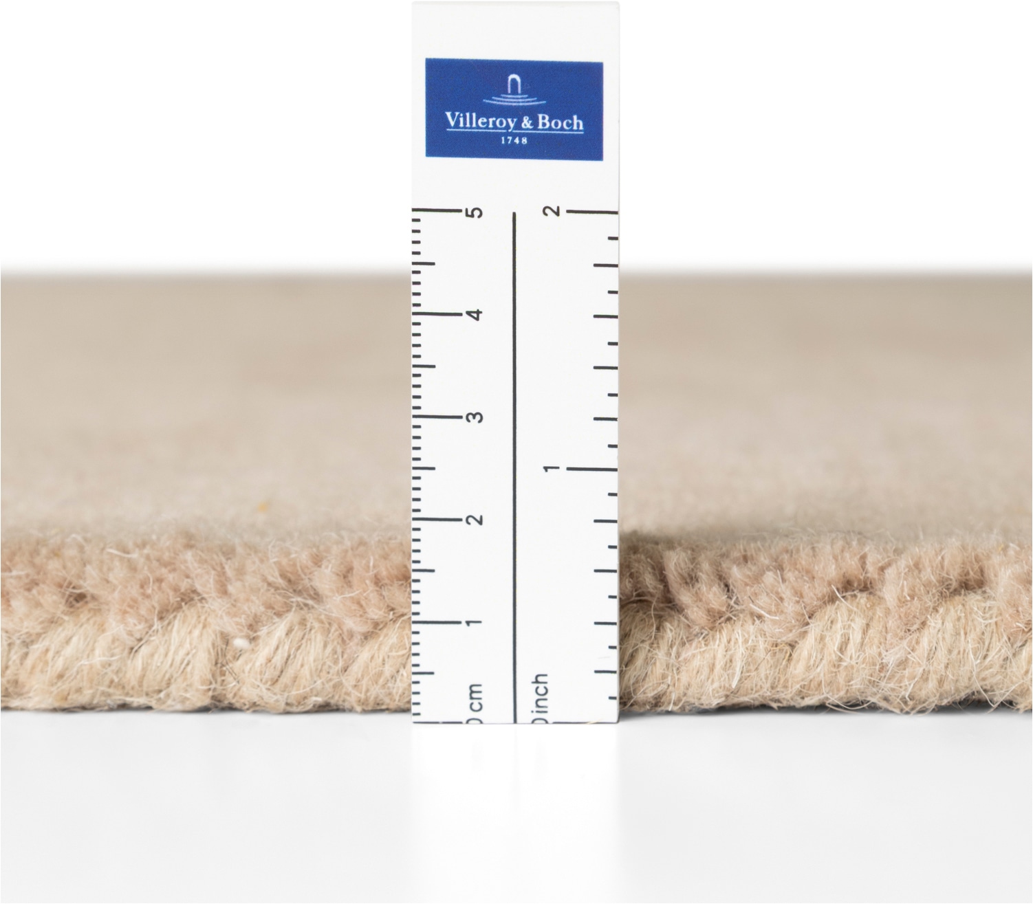 Villeroy & Boch Tapis en laine »Edmund« Rectangulaire 16 mm Höhe Laine, naturel, fait main, maison de campagne, scandinave, salon, chambre