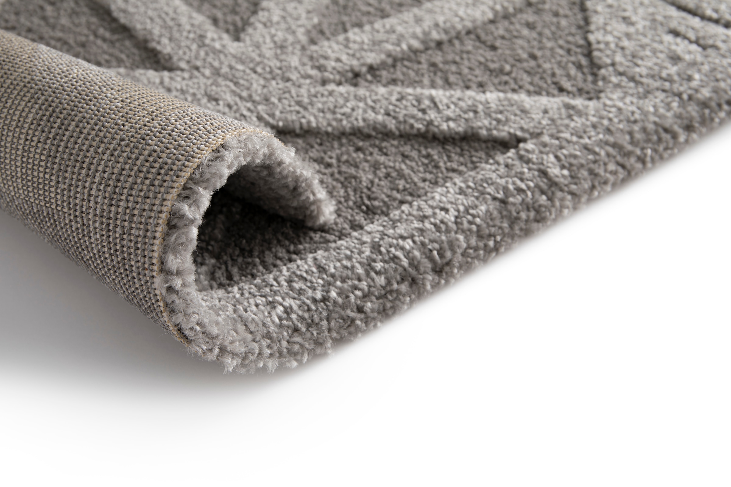 Primaflor-Ideen in Textil Tapis »COSMO Geo, Made in Belgium« Rectangulaire 14 mm Höhe design moderne, effet haut-bas, poil doux