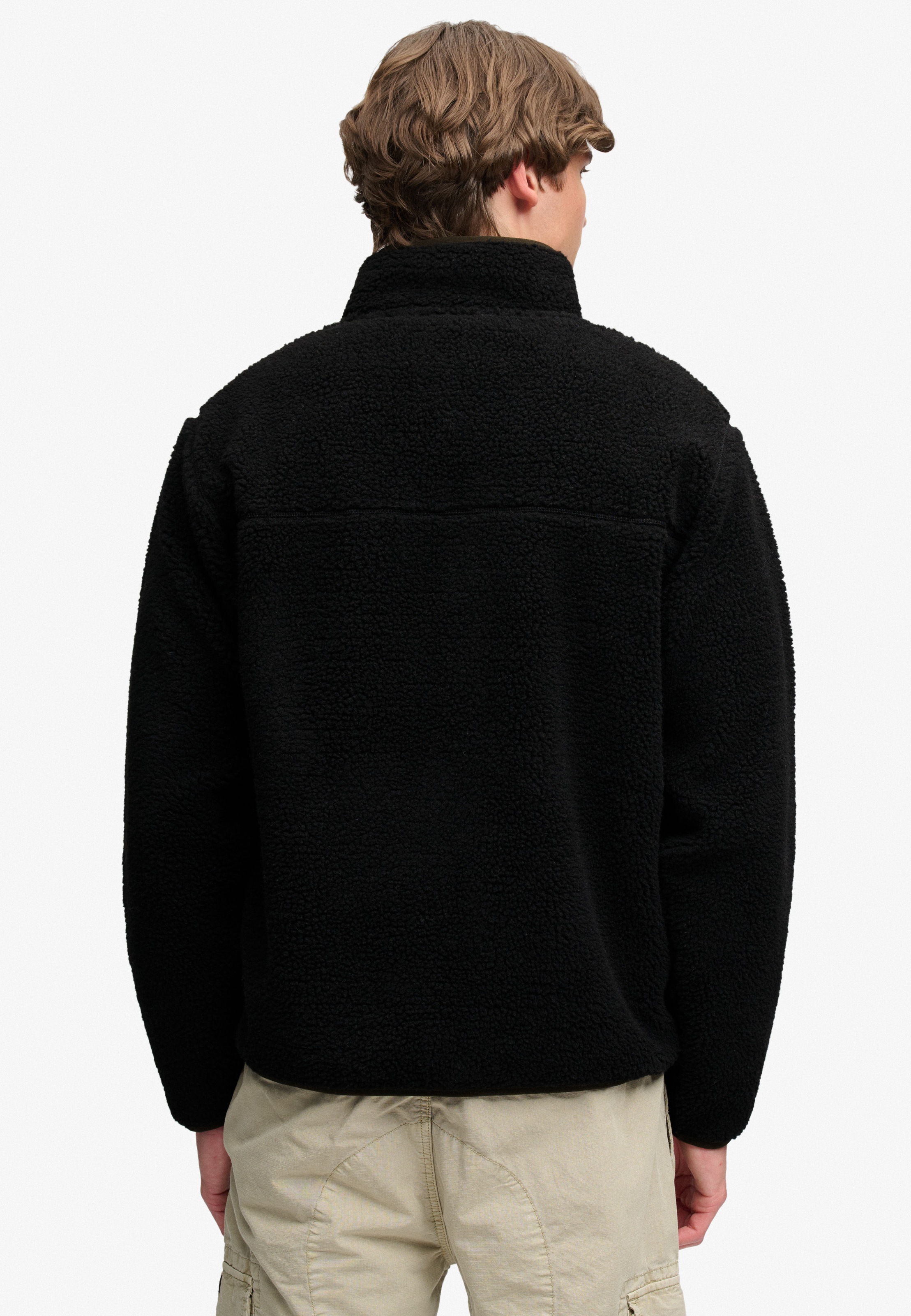 Superdry Sweatjacke »VINTAGE RETRO FULL ZIP FLEECE« Kunstfaser, relaxed fit