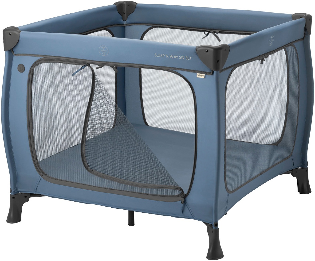 Hauck Baby-Reisebett »Sleep N Play SQ, Set dark blue« inklusive Schaumstoff-Matratze