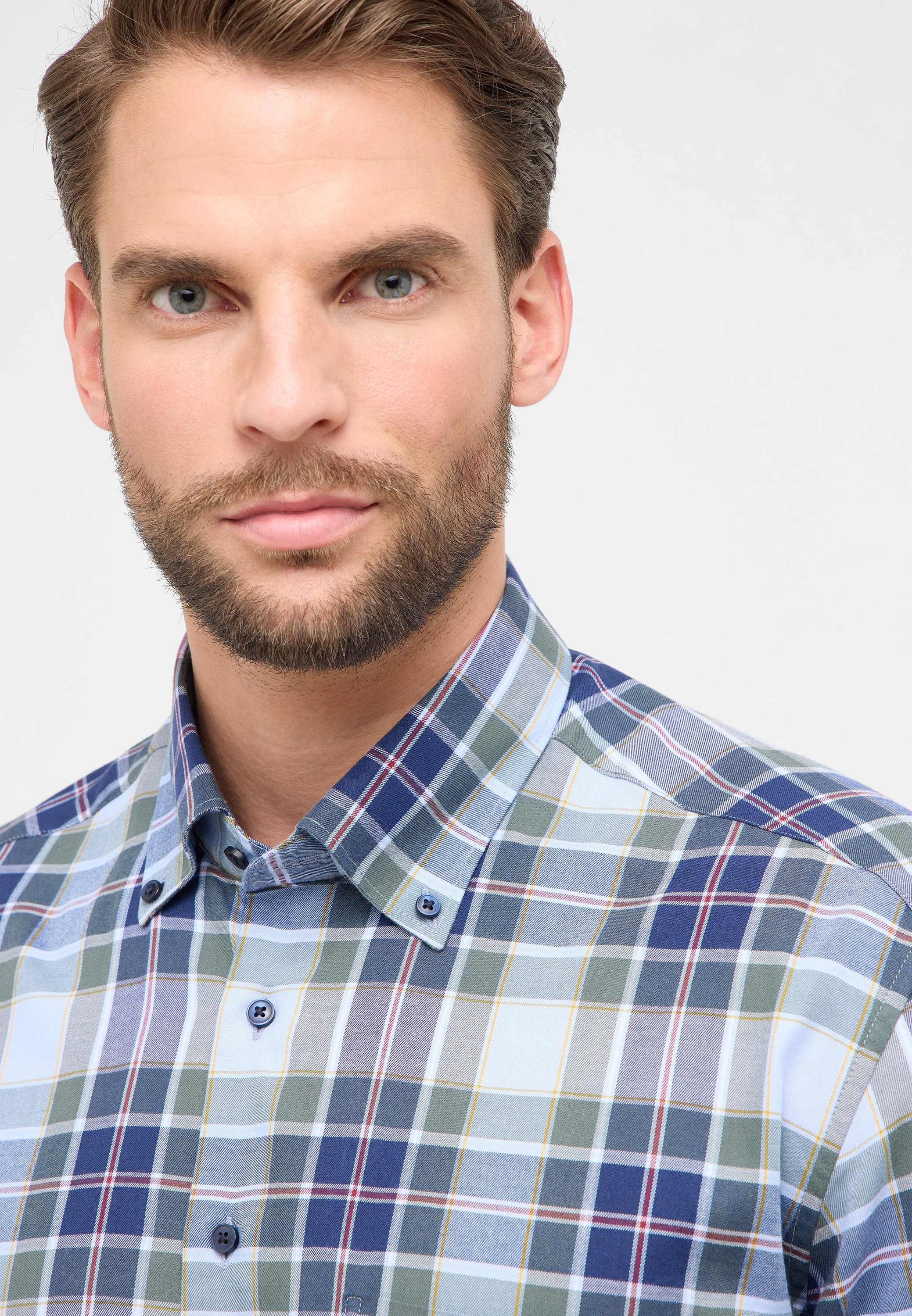 Eterna Langarmhemd »COMFORT FIT« EASY IRON (bügelleicht)