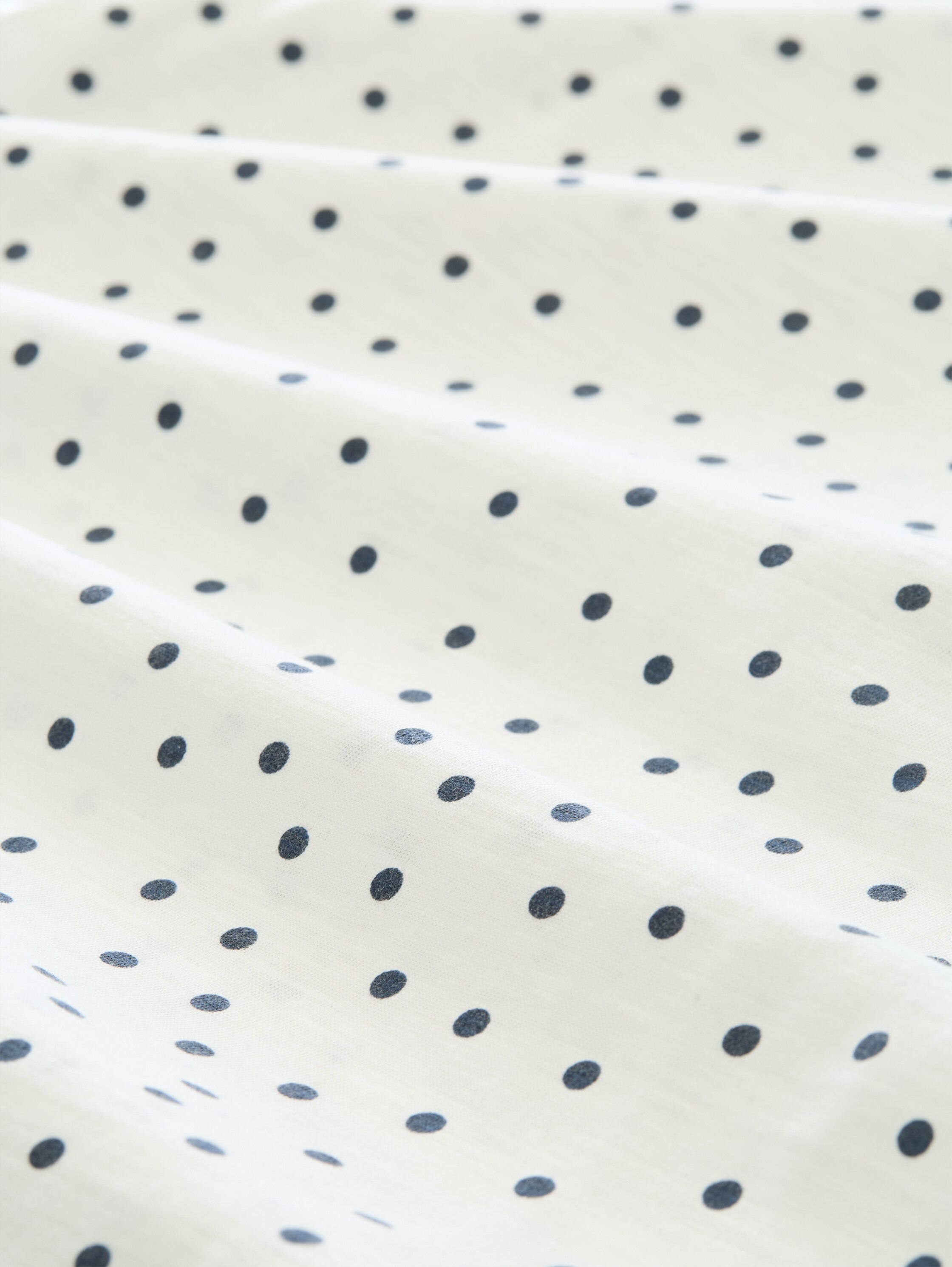 TOM TAILOR Shirt à col rond t-shirt d'été à pois