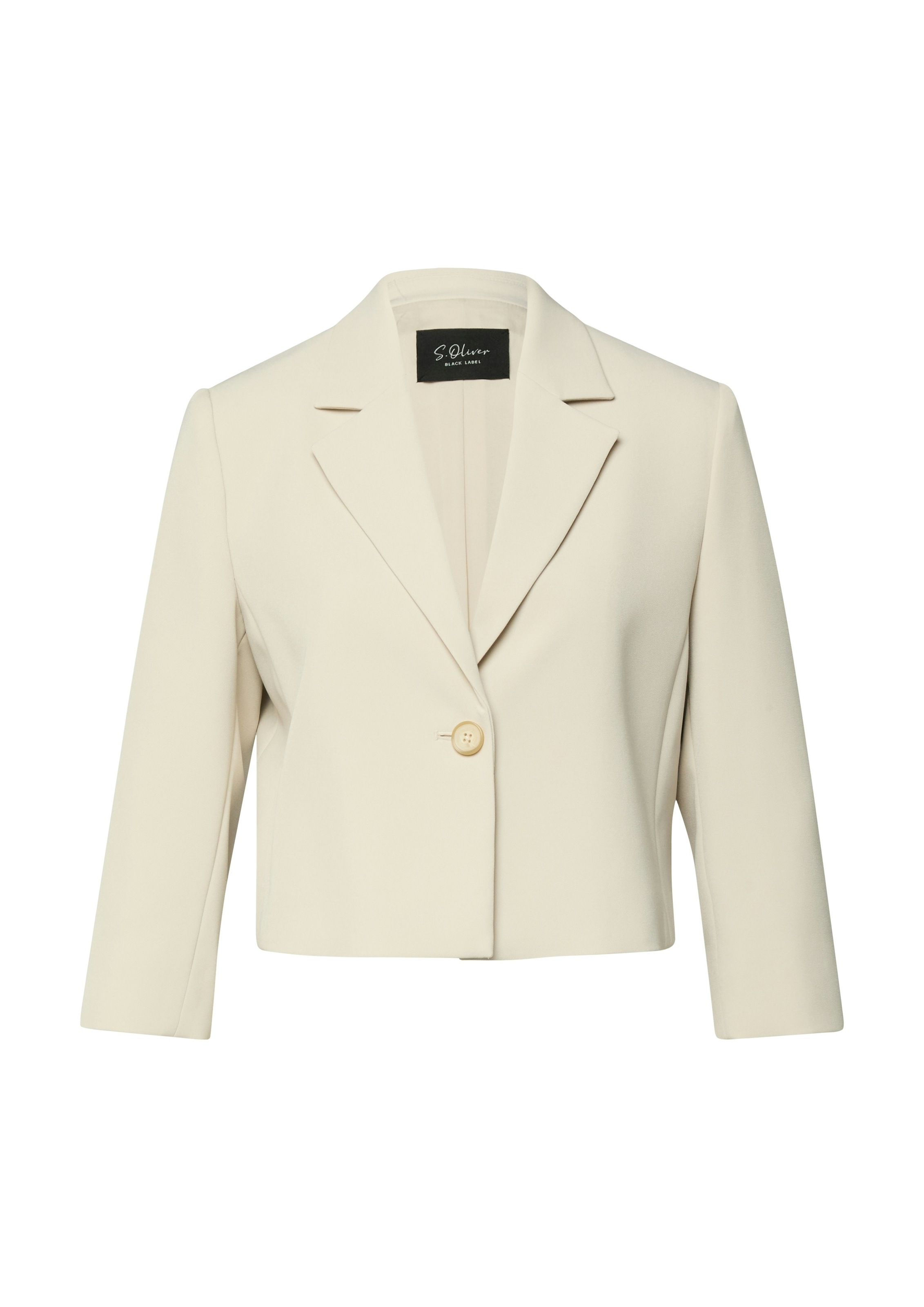 s.Oliver BLACK LABEL Kurzblazer 3/4-Arm mit Stretch