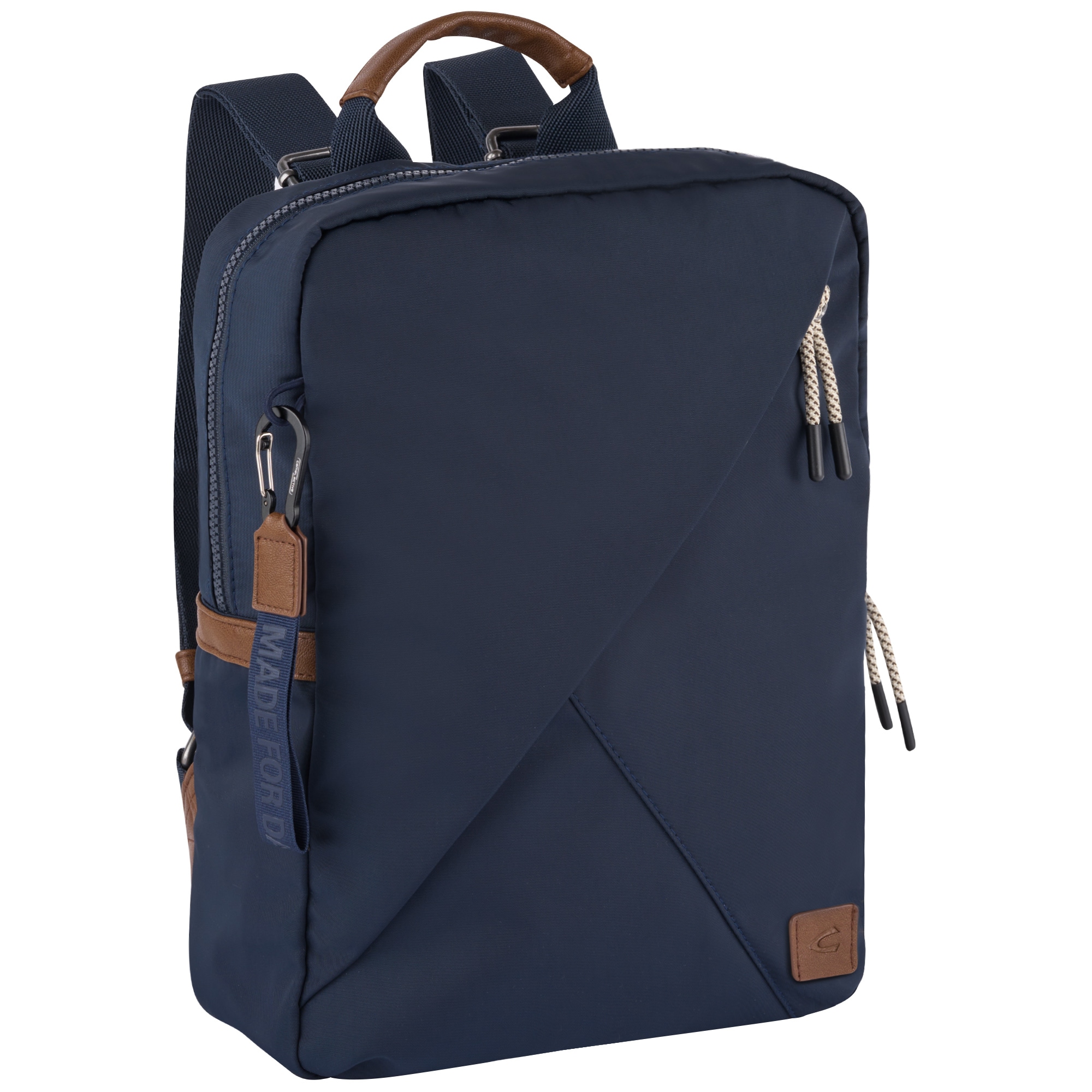 camel active Rucksack »Aurum« aus recyceltem Polyester in Nylonstruktur, leicht & mit feinen Details