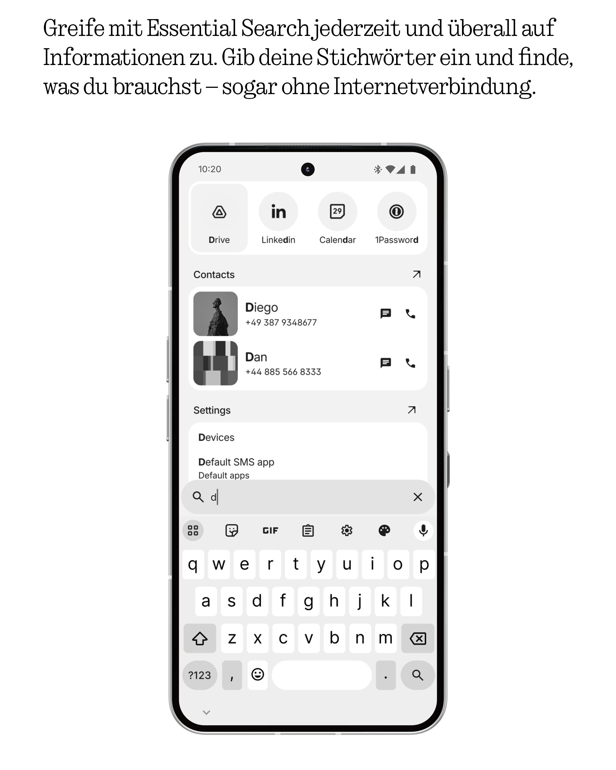 NOTHING Smartphone »Phone (3)« Weiss