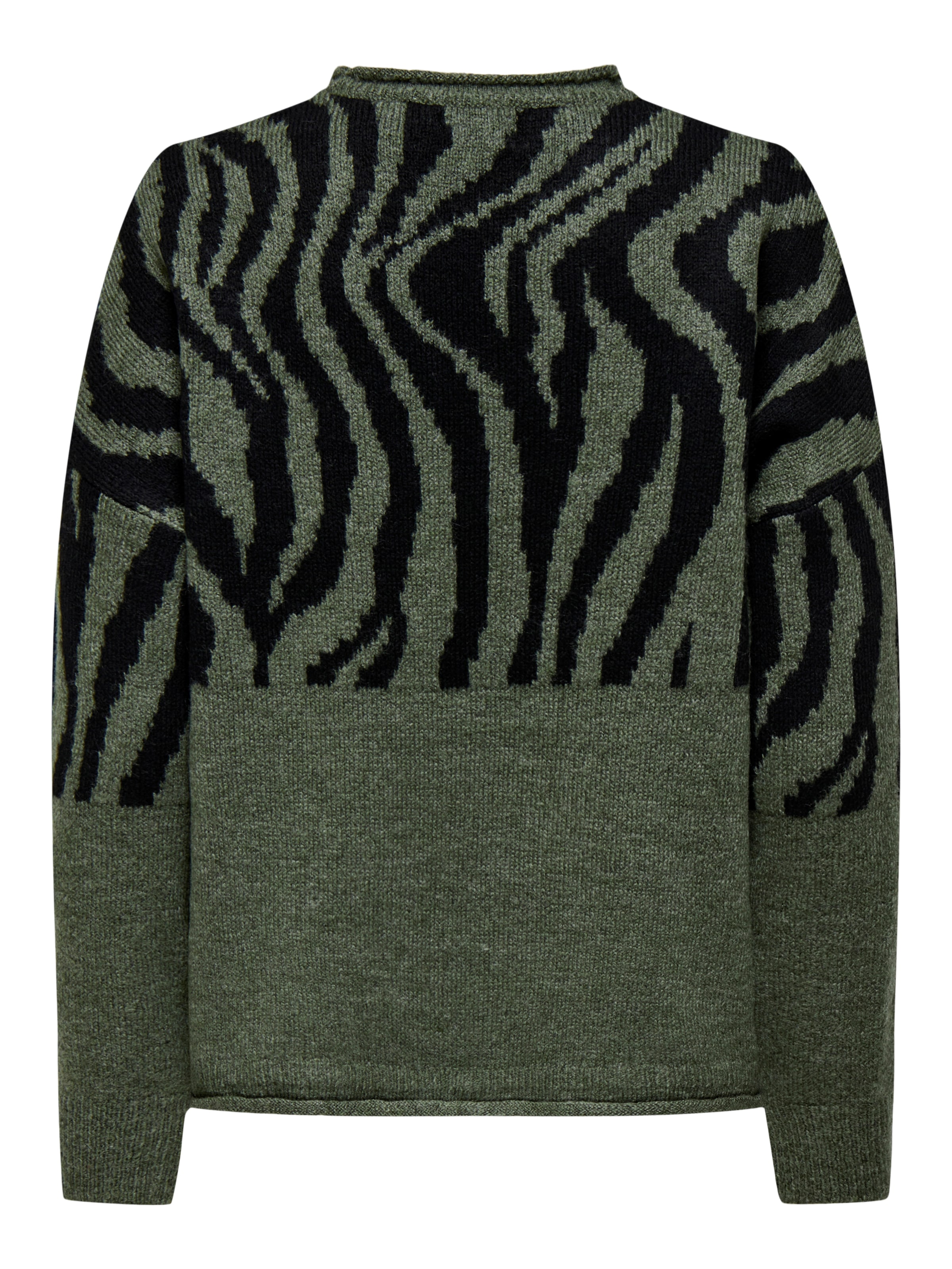 ONLY Pull à col rond »ONLJADE ANIMAL LS O-NECK NOOS KNT«