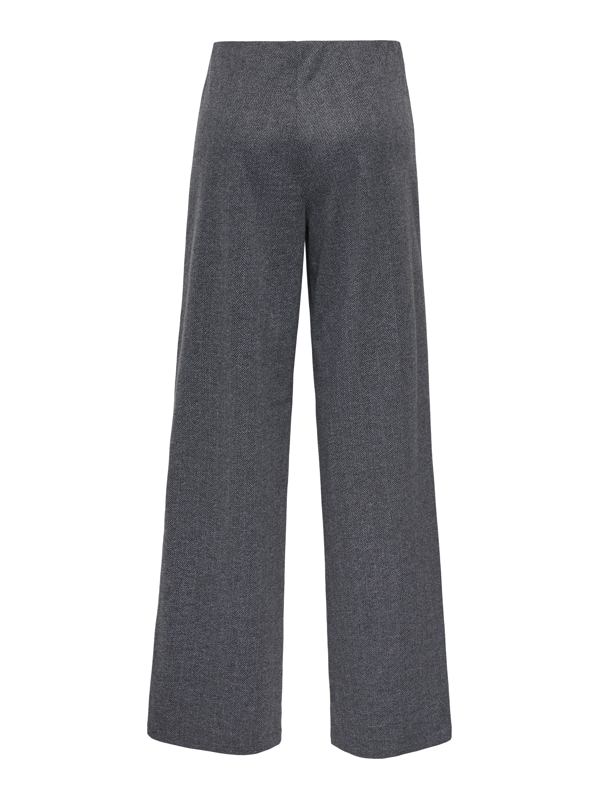 ONLY Pantalon de costume »ONLBREMEN MW HERRINGBONE WIDE PANT PNT«  mélange de matériaux