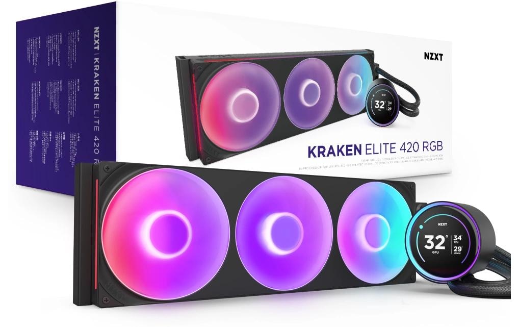 NZXT Refroidissement par eau »Kraken Elite 420 RGB«