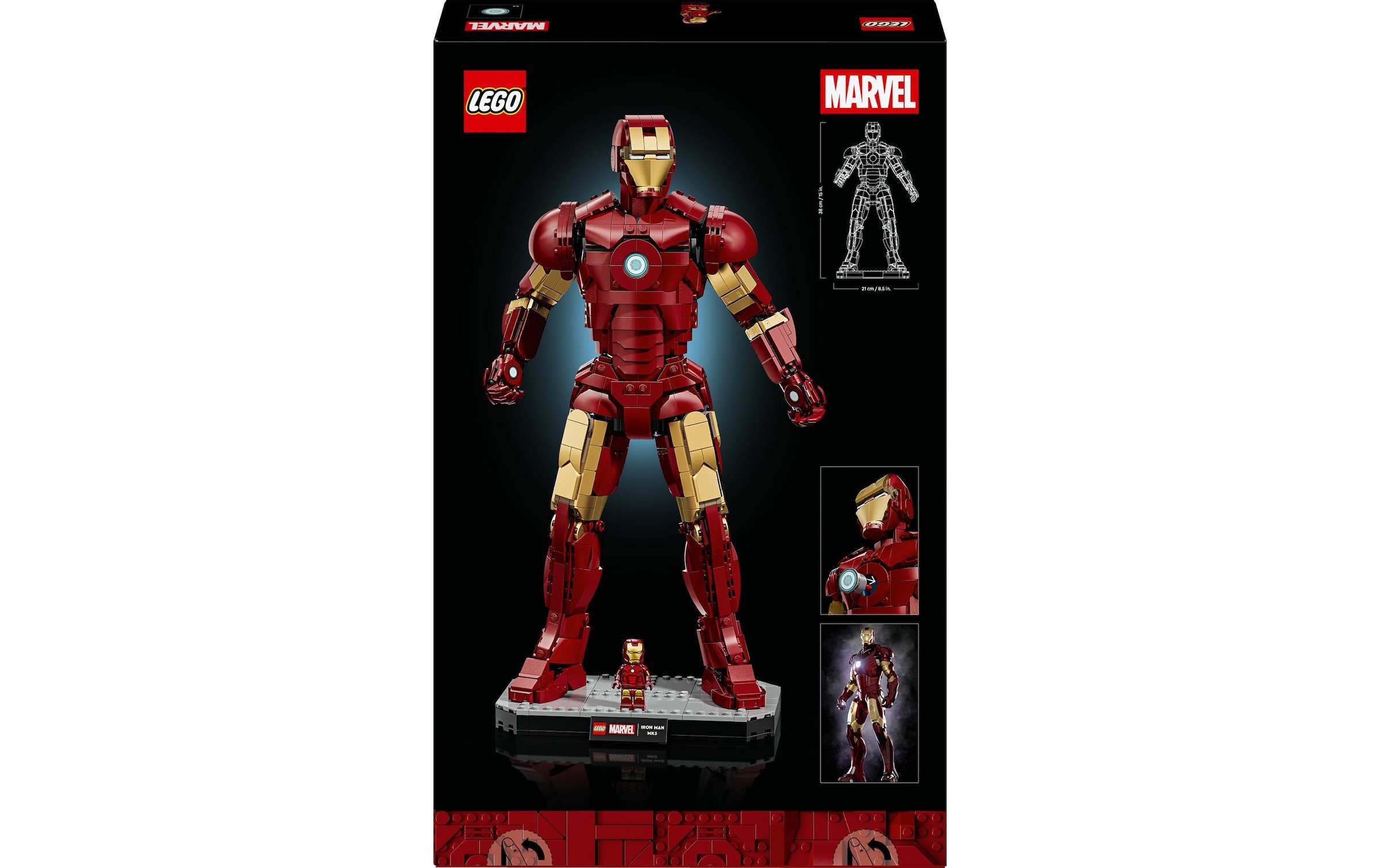 LEGO® Pions de construction »Marvel Iron Man Mark 3 Sammleredition«