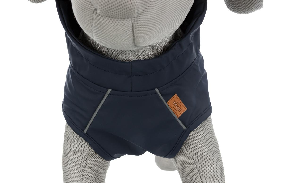 TRIXIE Hunderegenmantel »Trixie Regenmantel Be Nordic Husum S: 35 cm, Dunkelblau« Polyester | Polyurethan (PU)