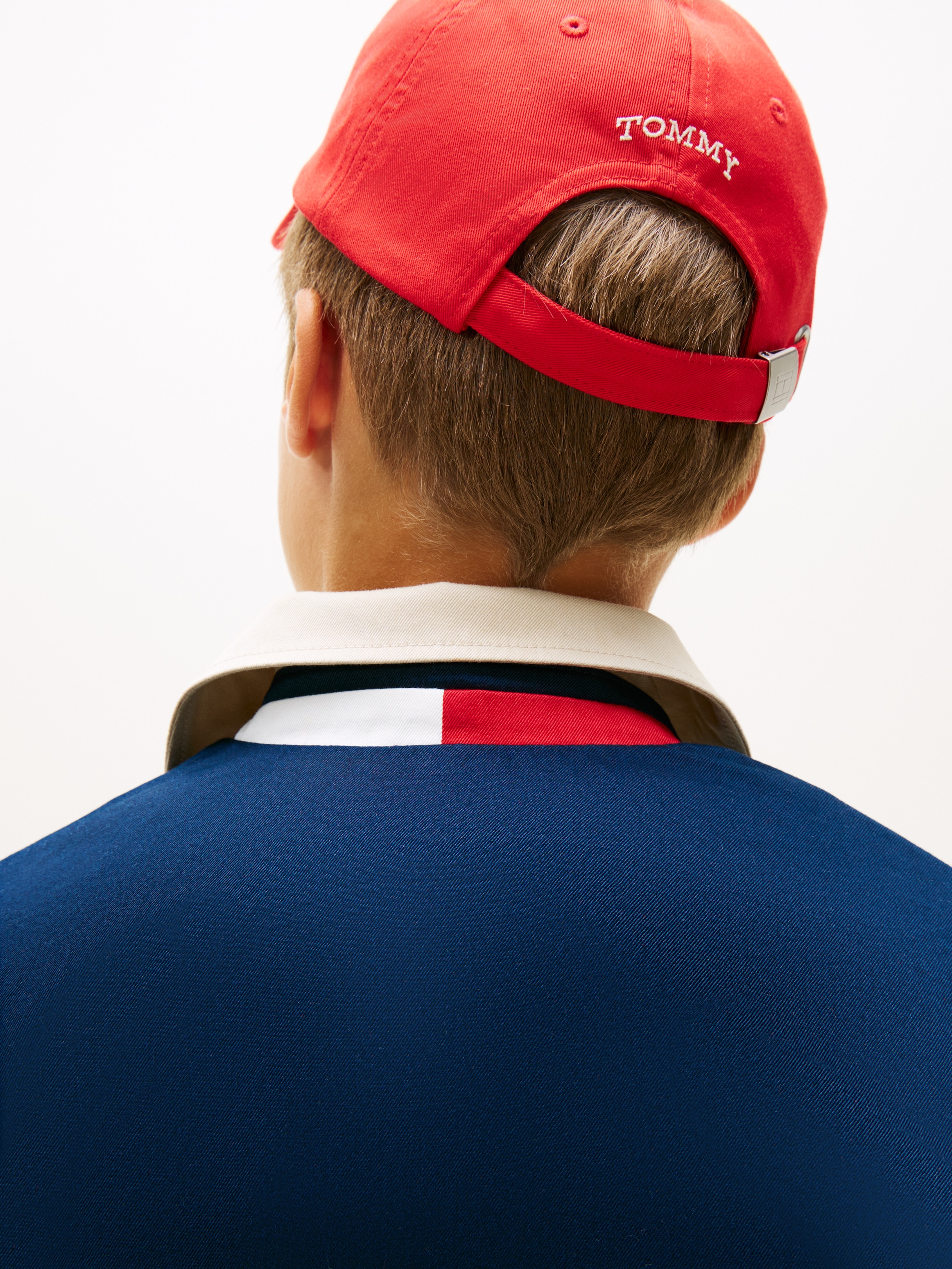 Tommy Hilfiger Blouson »CONTRAST COLLAR COTTON JACKET« ohne Kapuze Kinder bis 16 Jahre, regular fit