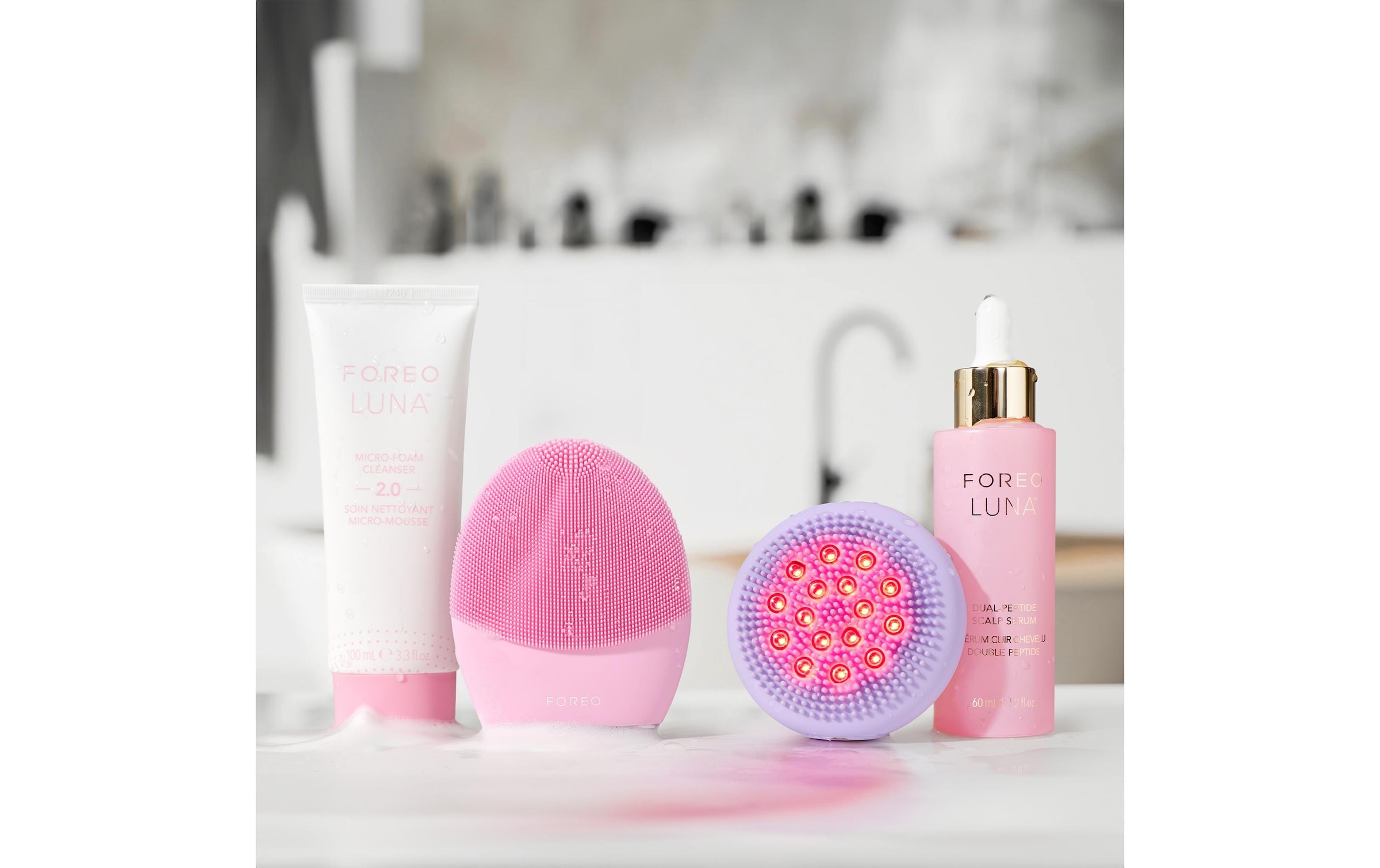 FOREO Massagegerät »Kopfmassagegerät Luna 4 Hair Lavendel«
