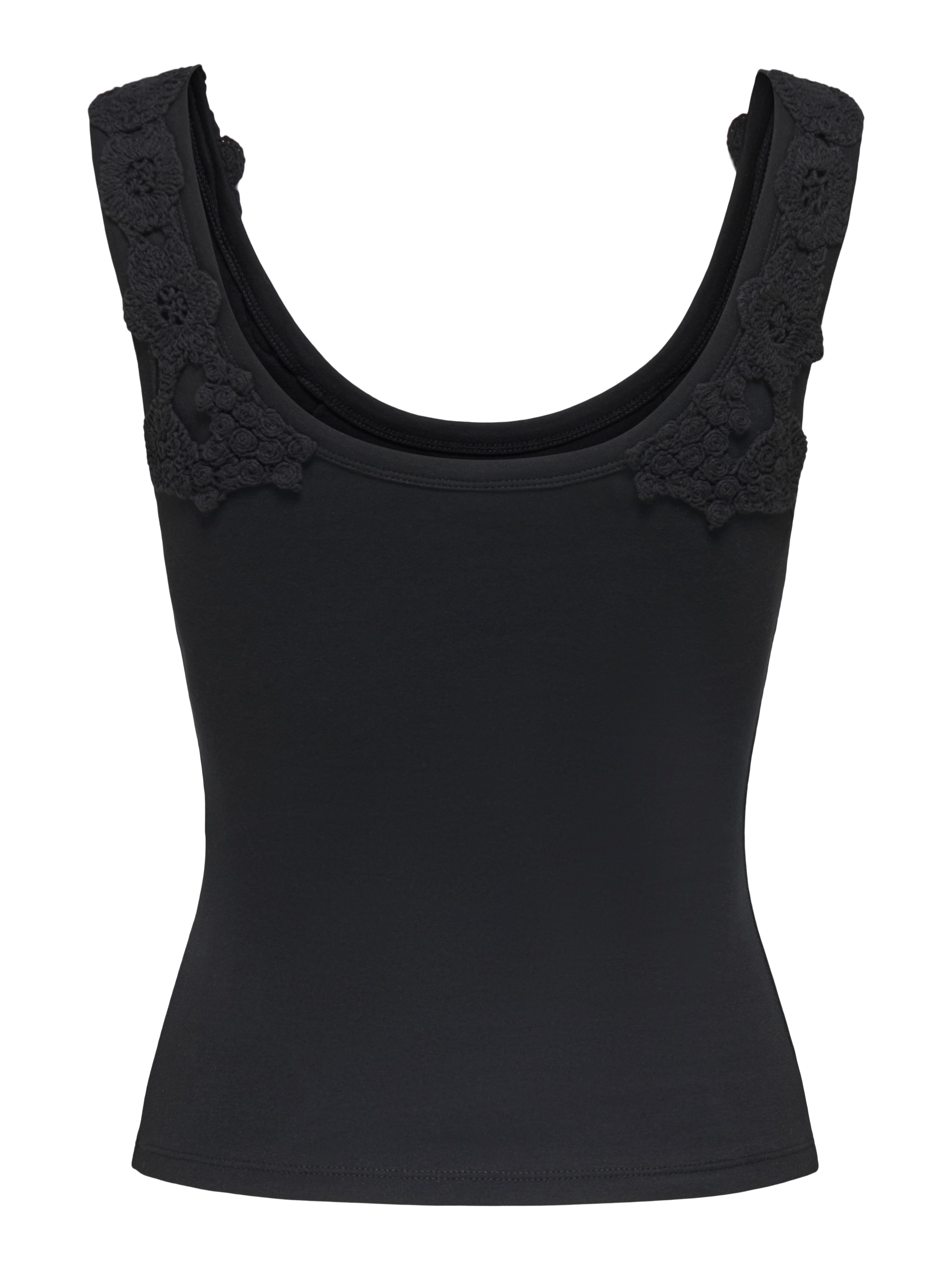 ONLY Débardeur »ONLZANNY S/L CROCHET TANK TOP CS JRS« mélange de coton