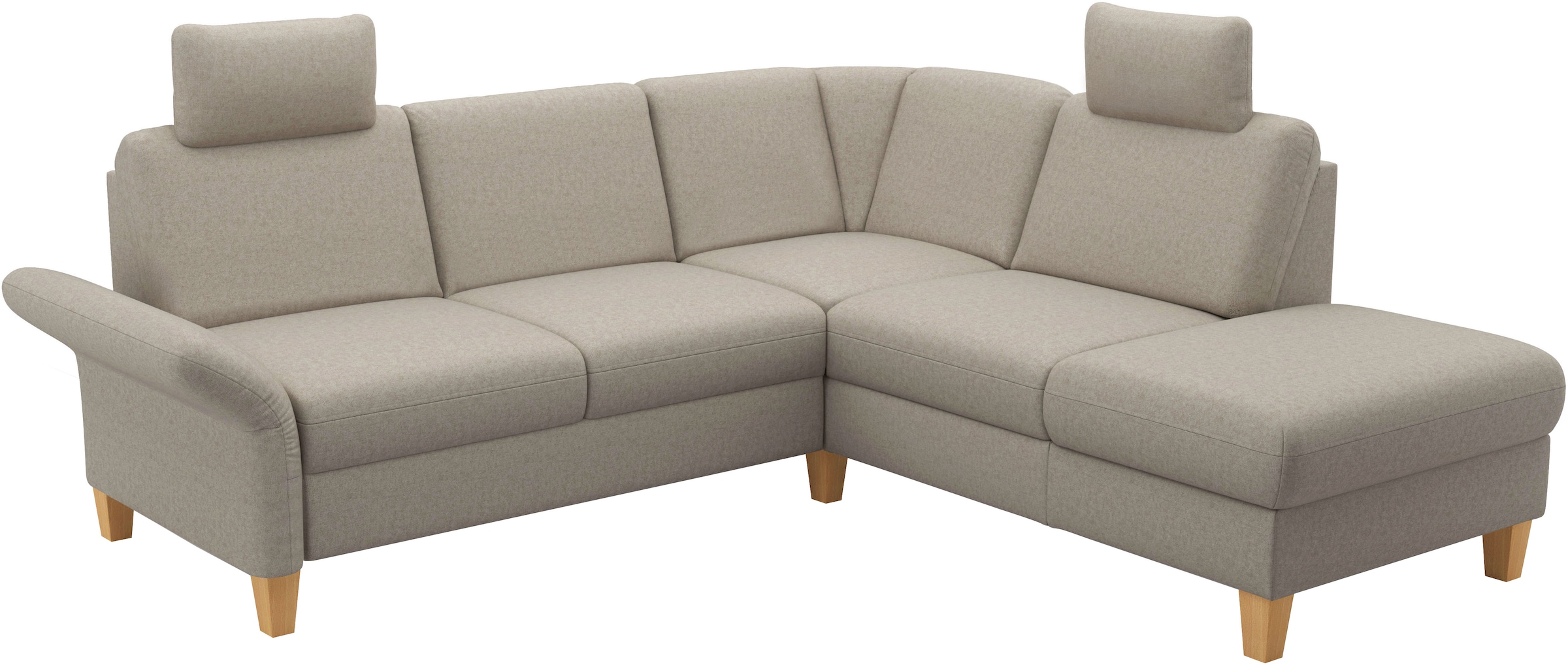 Home affaire Canapé d'angle »Rochelle, L-Form« wahlweise mit Armteilverstellung, Bettfunktion und Bettkasten