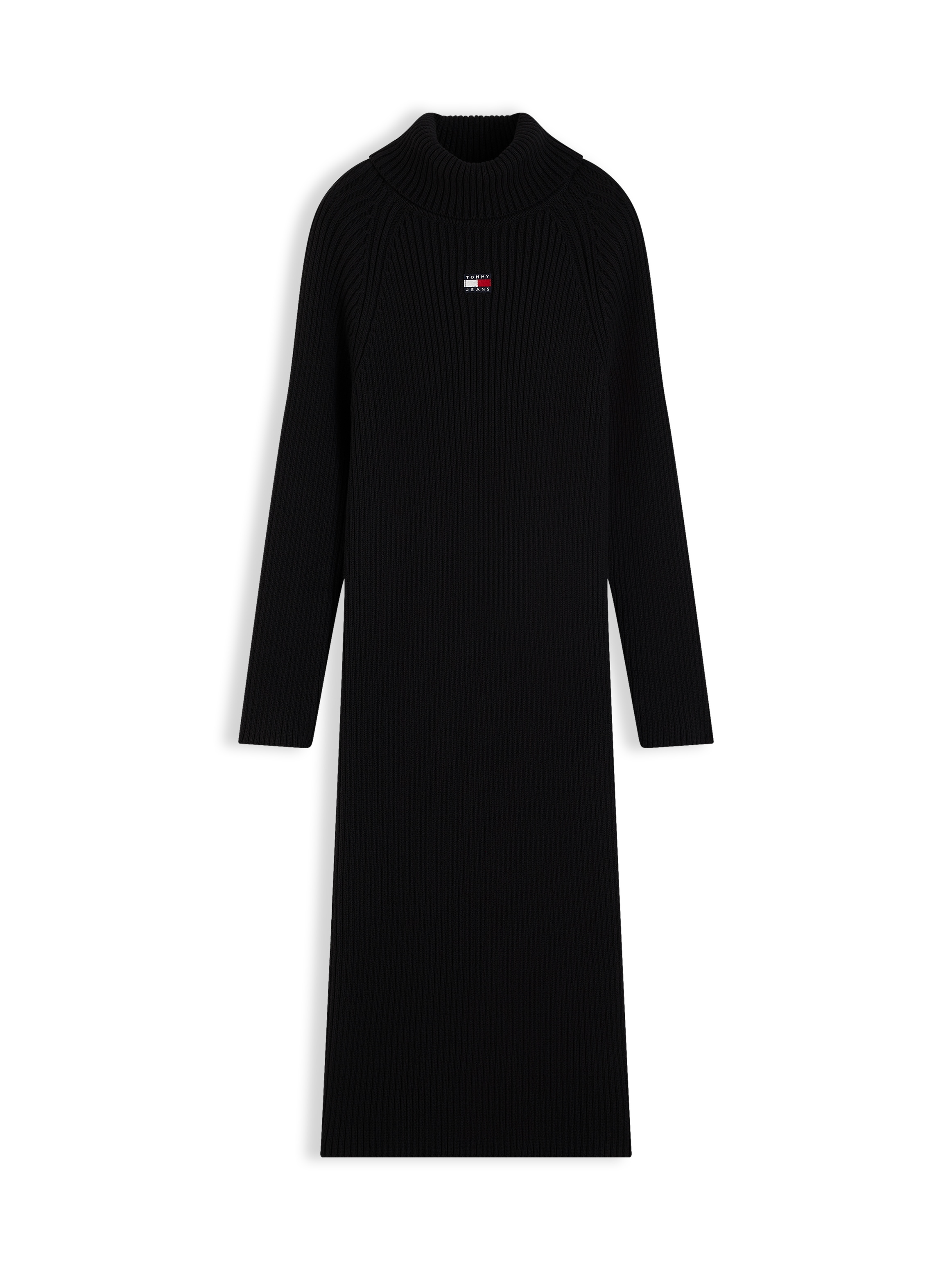 Tommy Jeans Robe en sweat »TJW BADGE MIDI SWEATER DRESS« Baumwolle