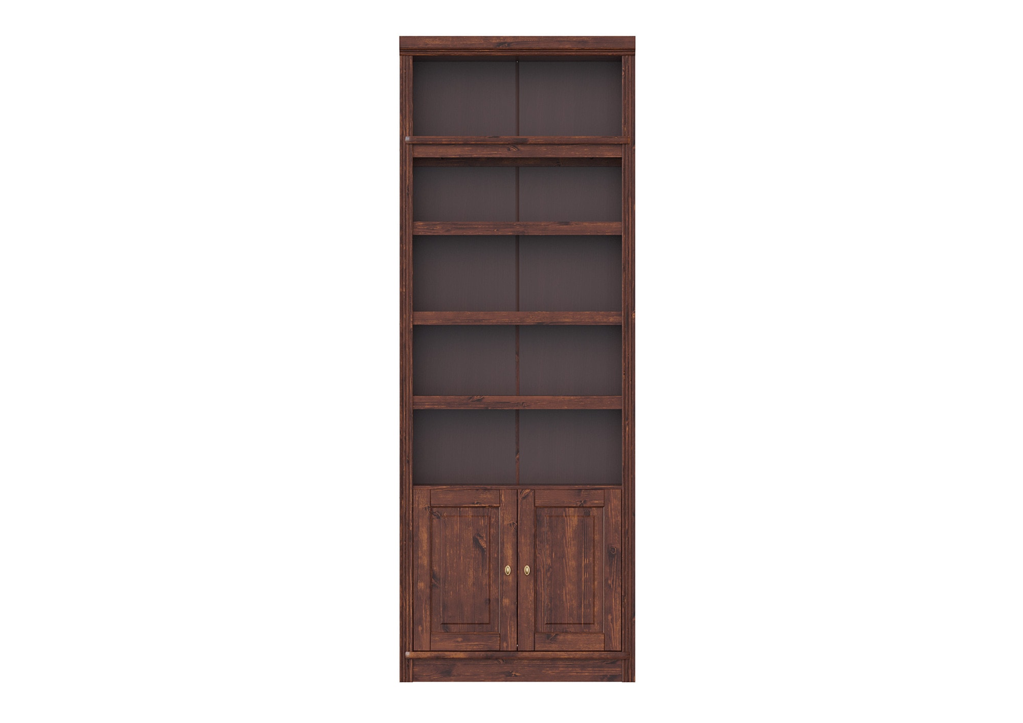 GOODproduct Étagère à livres »mit 2 Türen Soeren Regal Aktenregal B/T/H: 80/29/220 cm« pin massif, certifié FSC®