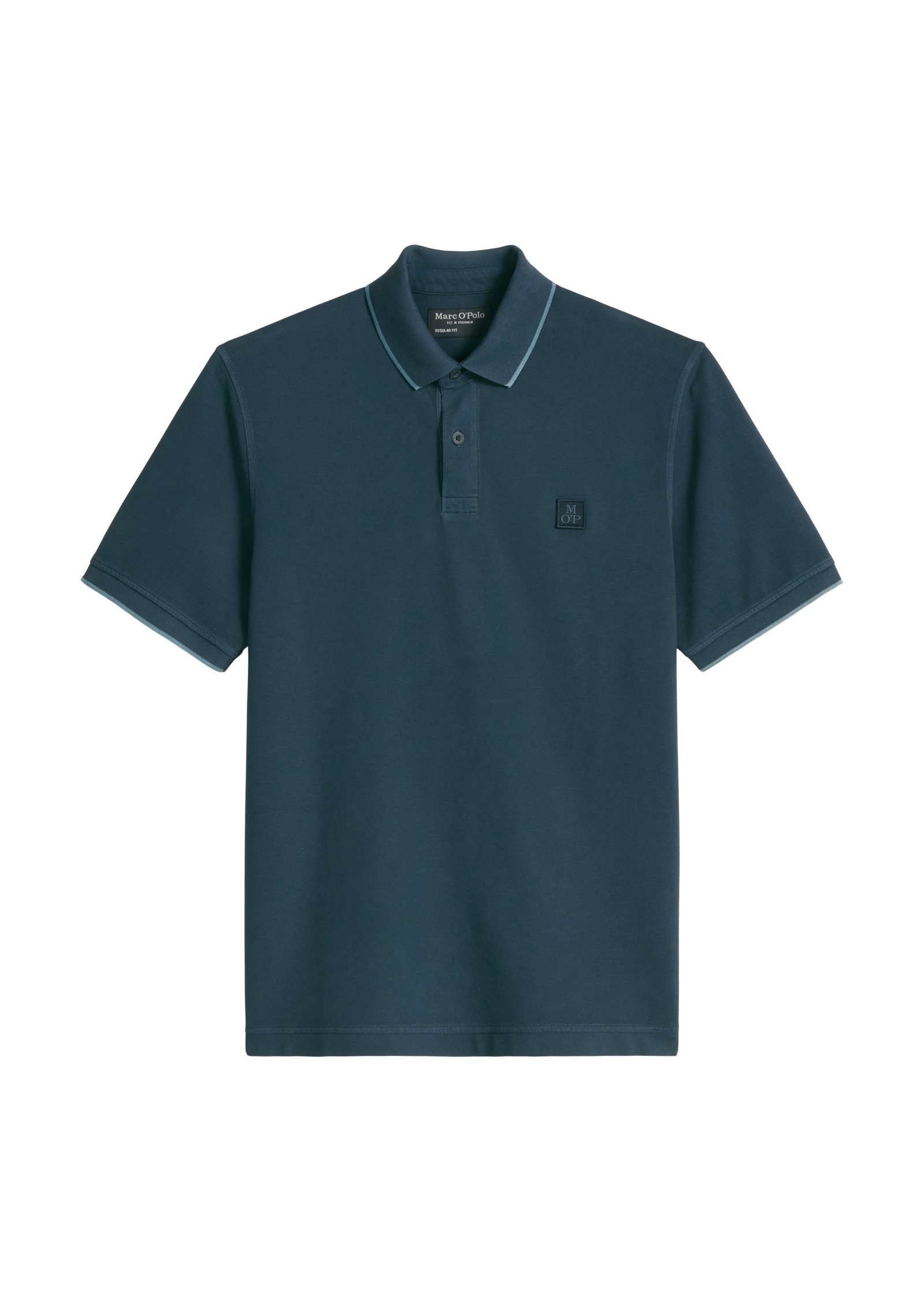 Marc O'Polo Polo weiches Tragegefühl, regular Fit, Logopatch auf der Brust