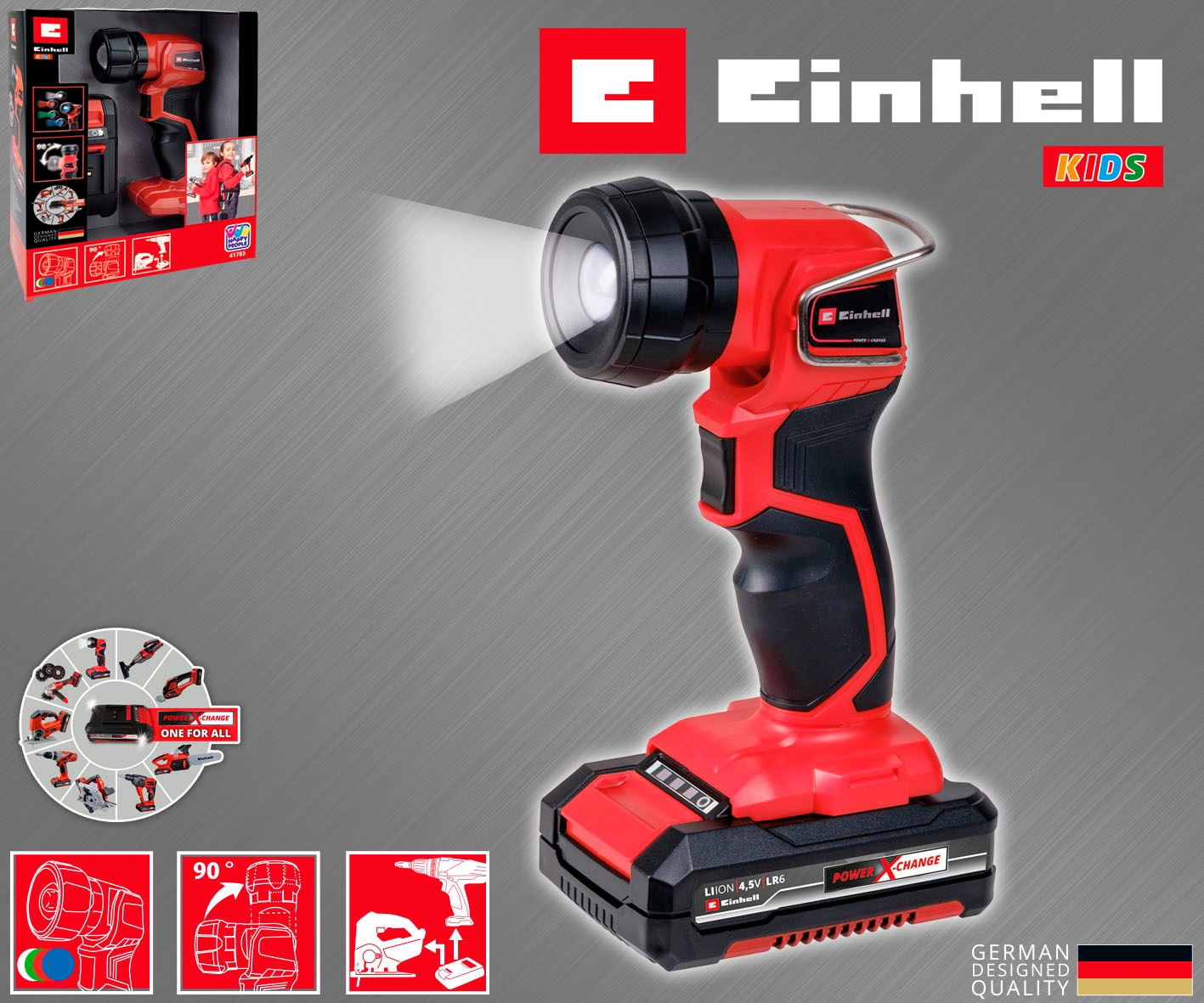 Happy People Taschenlampe »EINHELL Kids Akku-Lampe«
