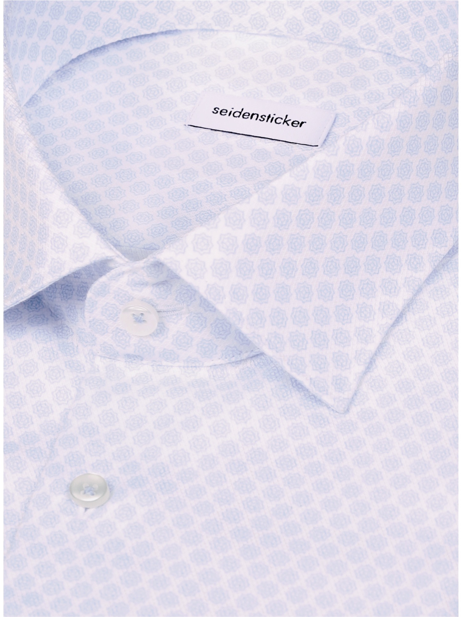 seidensticker Businesshemd »Schwarze Rose« Comfort 1/1 Kentkragen Druck
