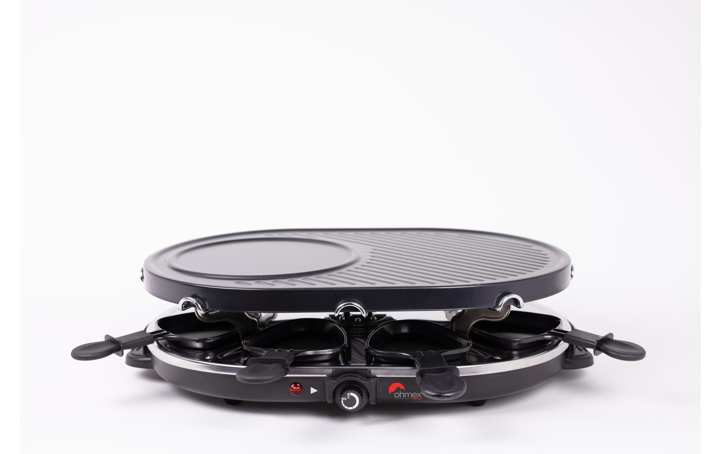 ohmex Raclette »/ Crêpes / Grill OHM-GRIL-4004 8 Personen« 1.200 W