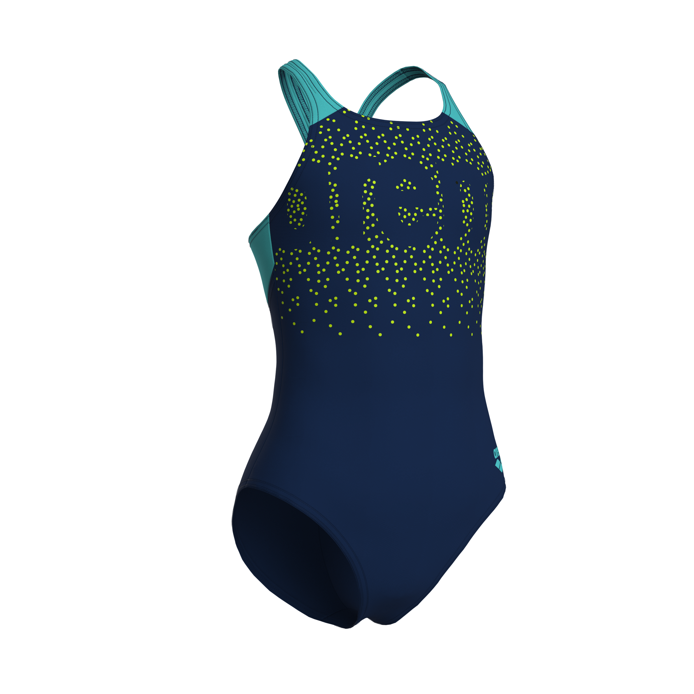Arena Maillot de bain »G ARENA PAINTERLY SWIMSUIT V BACK« mit UV-Schutz UPF50+, aus MaxFit Eco Material, in Stretchmaterial