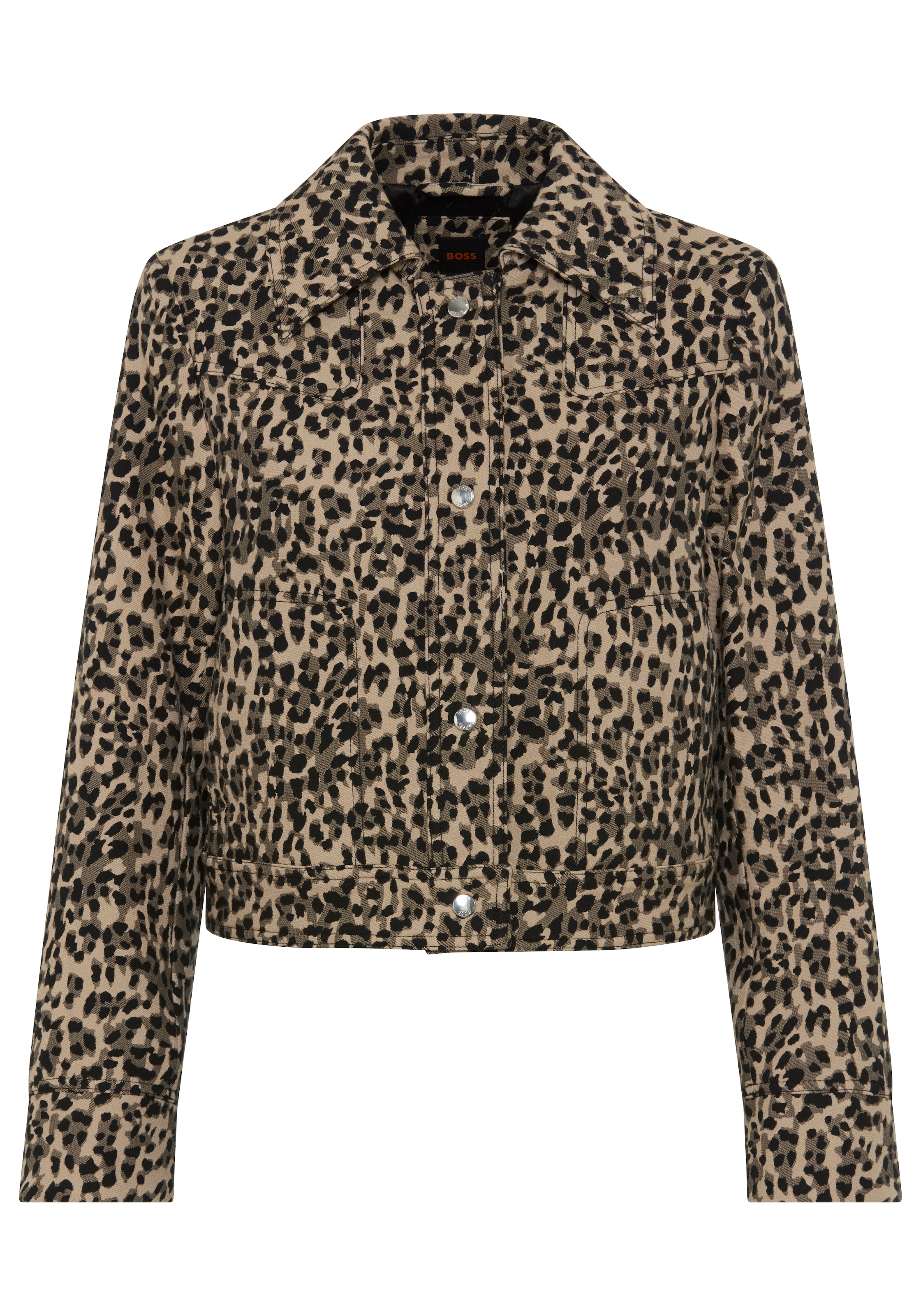 BOSS ORANGE Kurzblazer »Janima Premium Damenmode« mit geschlitzten Ärmeln, Regular Fit