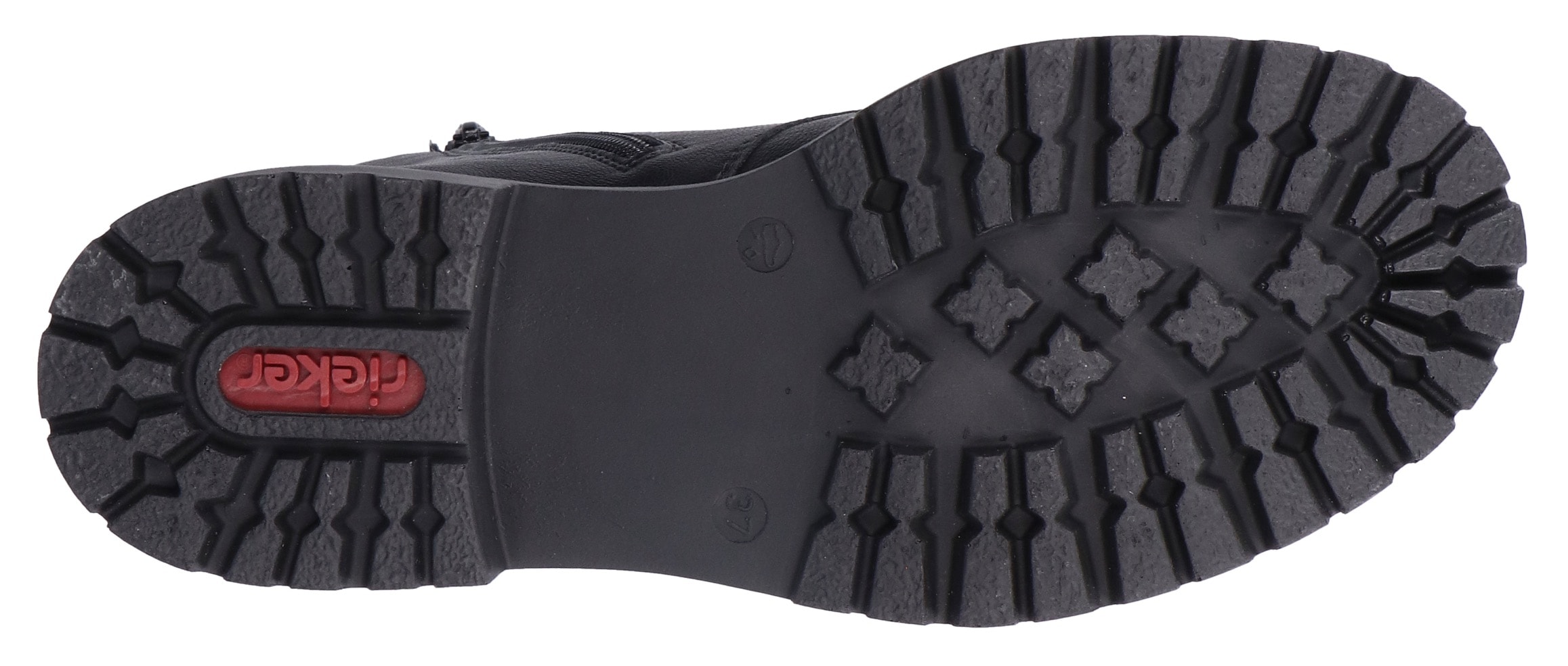 Rieker Winterstiefelette  , Blockabsatz, Schnürstiefelette, Schnürboots mit Warmfiutter