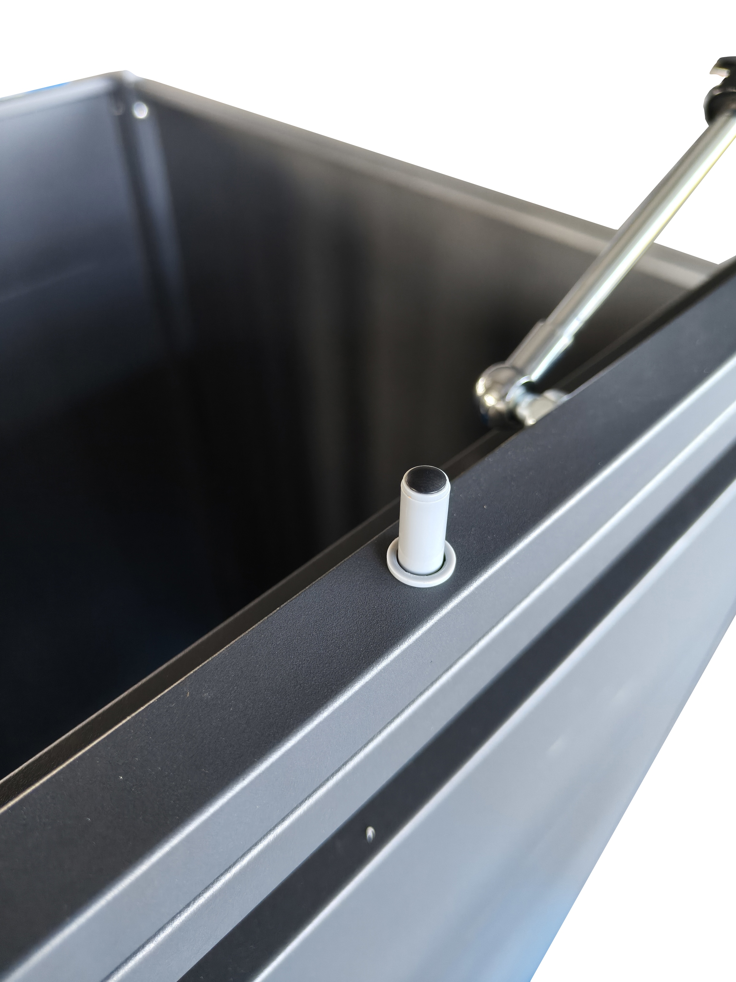 KONIFERA Mülltonnenbox »Bilbao Premium, Metall pulverbeschichtet 120-240L« Deckel mit Gasdruckfeder, abschliessbar, 120-240L BxTxH: 68x80x117 cm