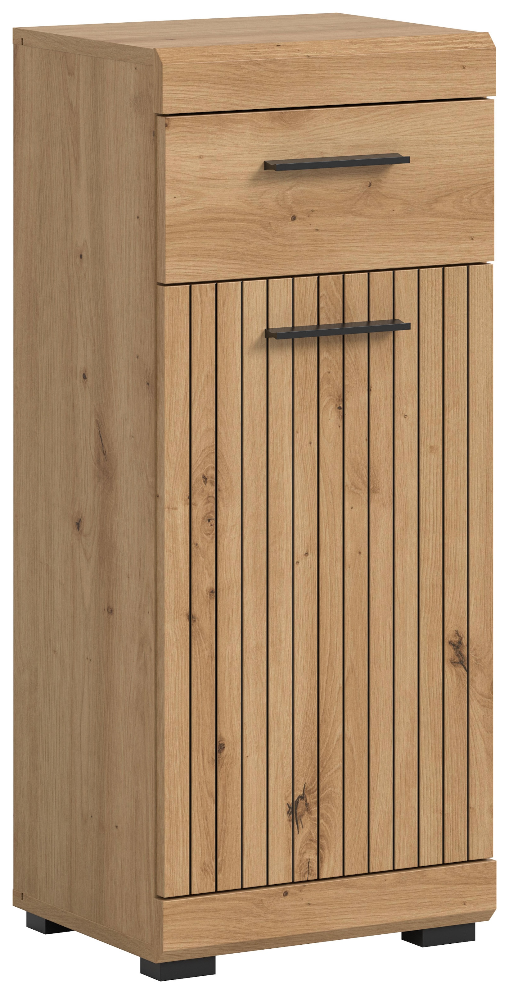 welltime Armoire basse »SIENA, Breite 37cm, 1 Tür, 1 Schubkasten, 2 Fächer, MDF-Front« BEST-SELLER !, 1 cuis tlg. disponible en plusieurs couleurs, meubles de salle de bain, armoire de salle de bain, commode, salle de bain