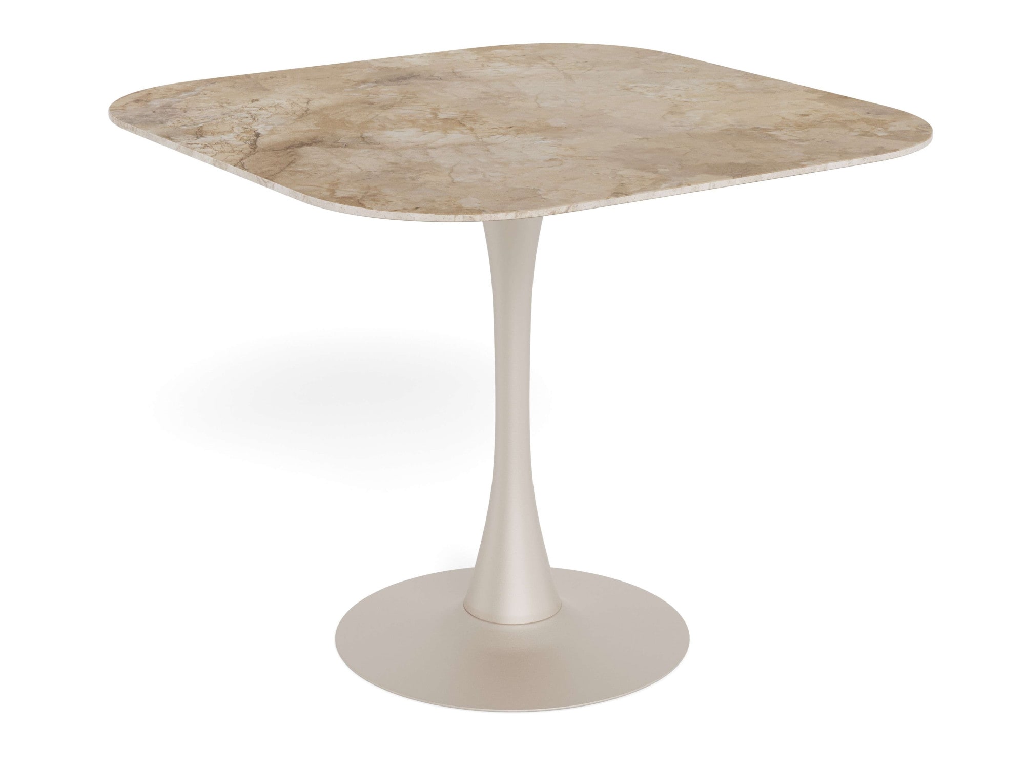 ACTONA GROUP Table de salle à manger »Speisetisch« L/P/H : 90x90x75,  table marron, plateau en céramique poli