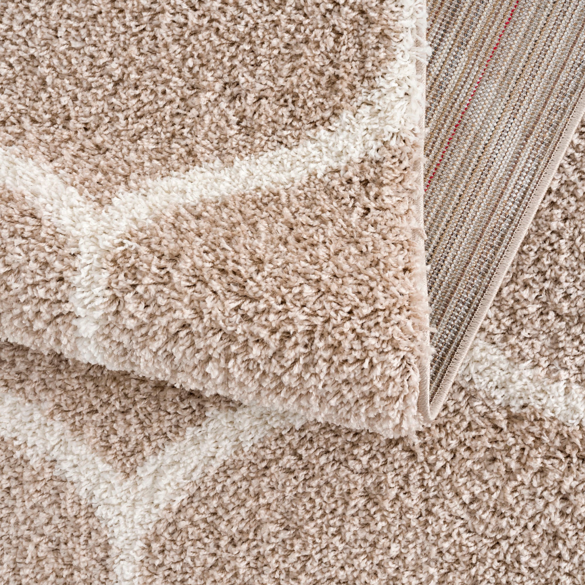 Sanat Tapis à poils longs »Madrid« Rectangulaire 30 mm Höhe Wohnzimmer, Langflor, Shaggy Teppich