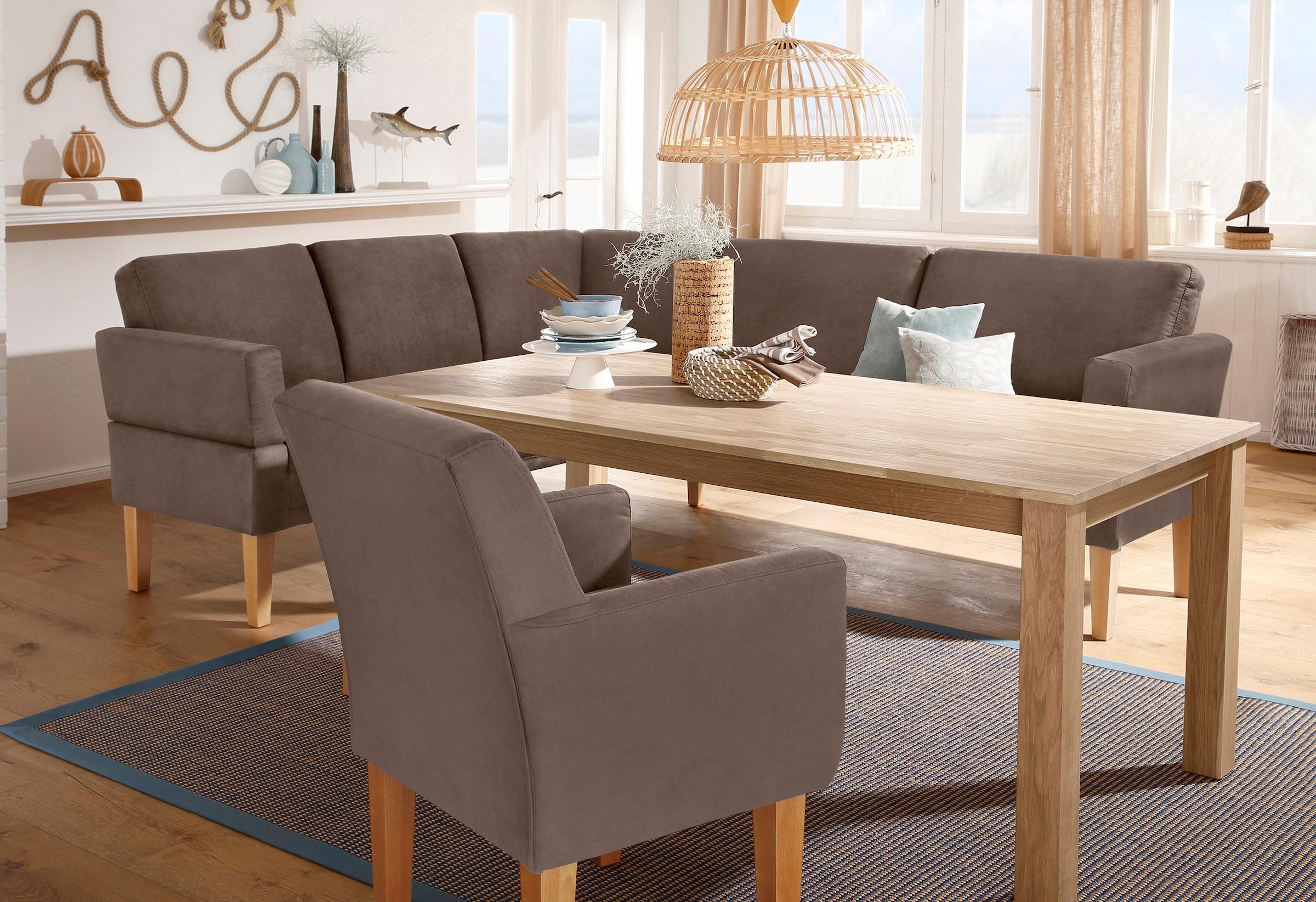 Home affaire Eckbank »Fehmarn« wahlweise langer Schenkel links oder rechts