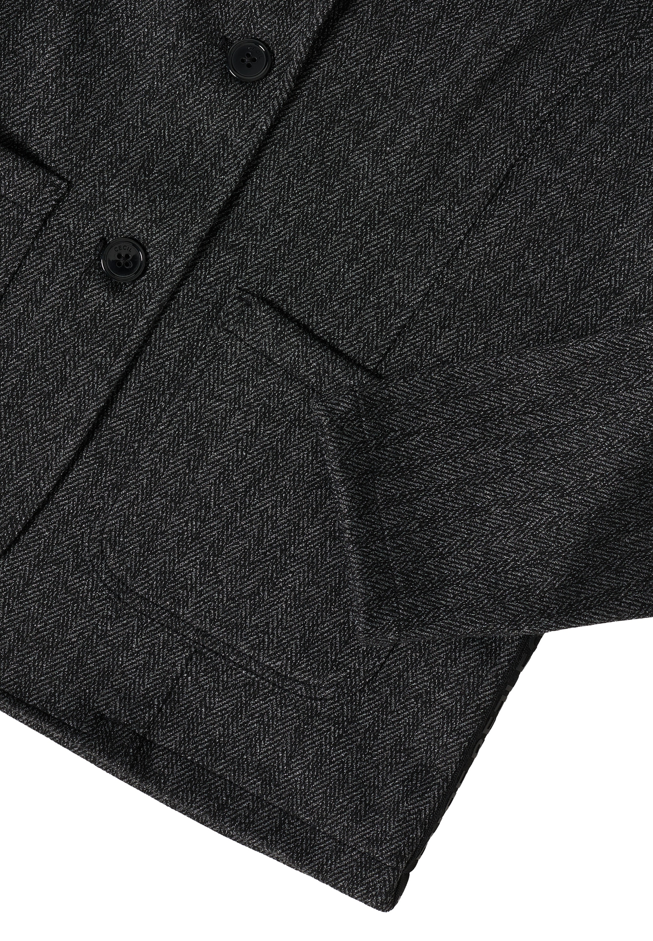 Cecil Kurzblazer mit Herringbone Muster