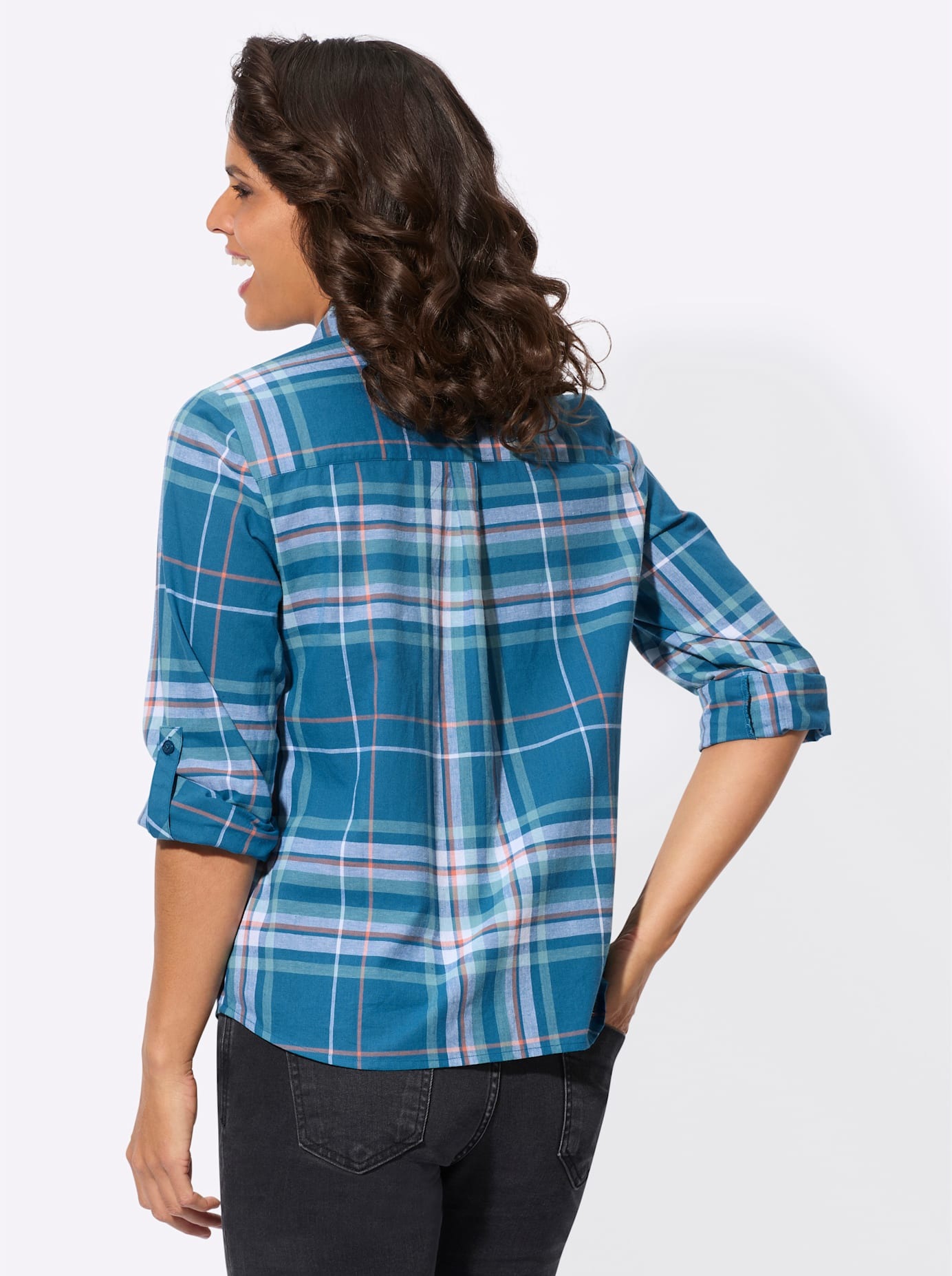 Casual Looks Blouse à carreaux
