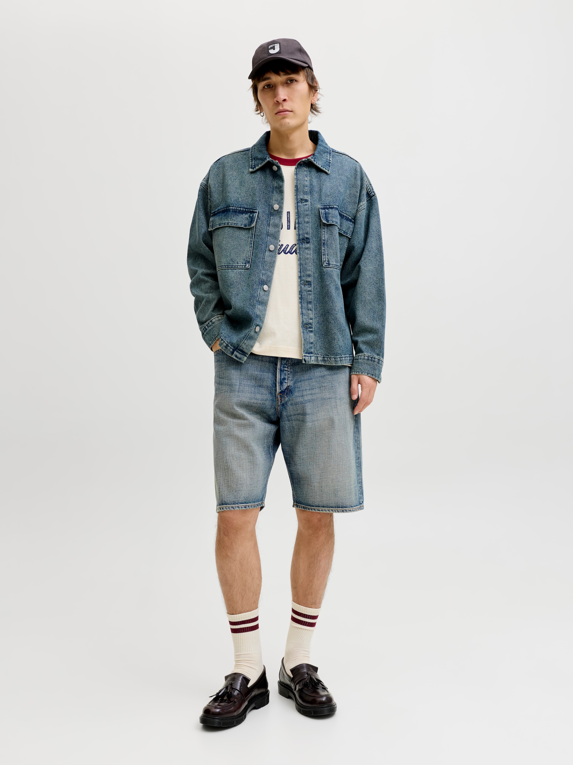 Jack & Jones Short de détente »JJIALEX JJORIGINAL SHORTS SBD 300 SN«  Baumwolle, relaxed fit