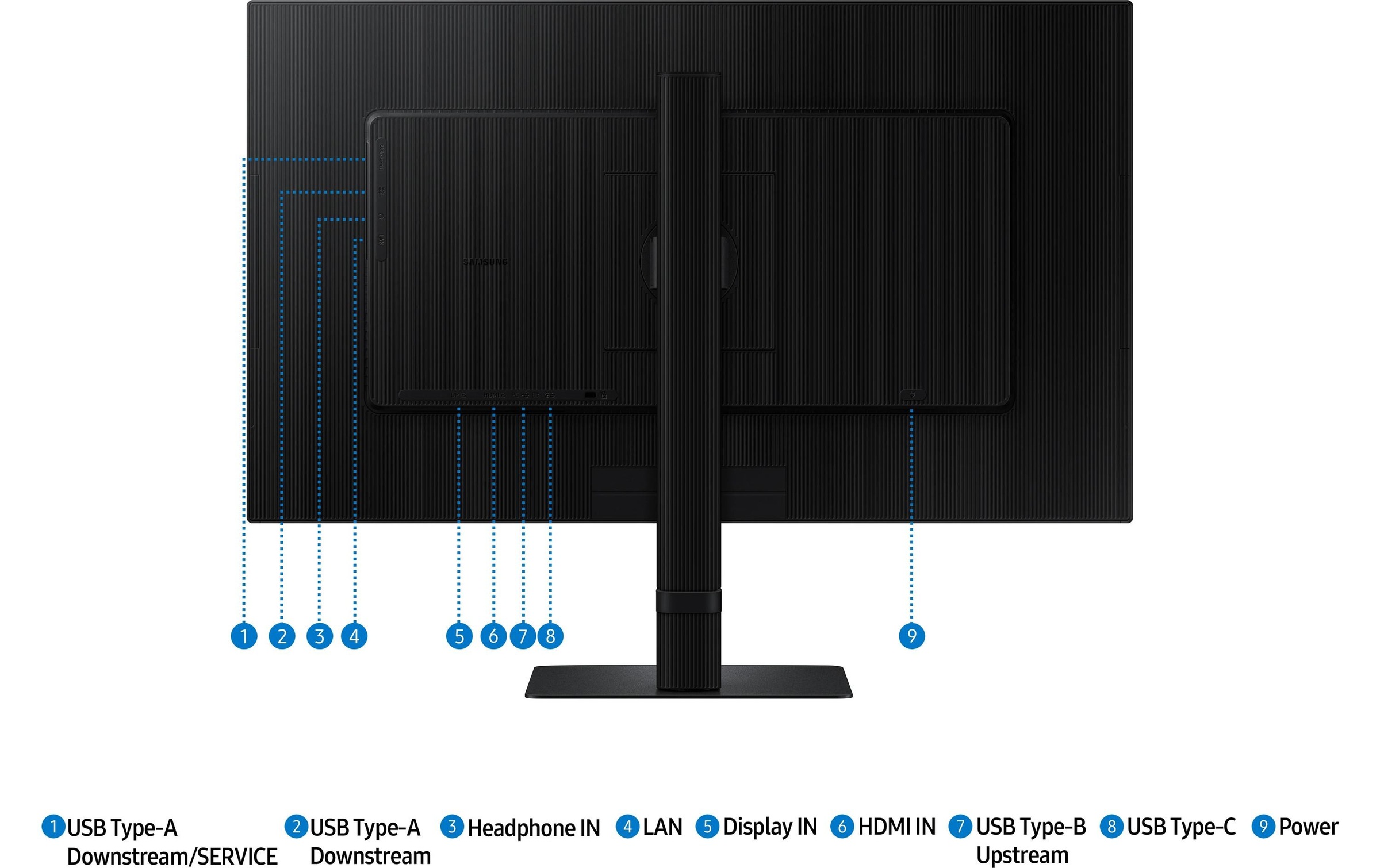Samsung LED-Monitor »S80UD« 68 cm/27 ″  3840 x 2160 px 5 Reaktionszeit 60 Hz