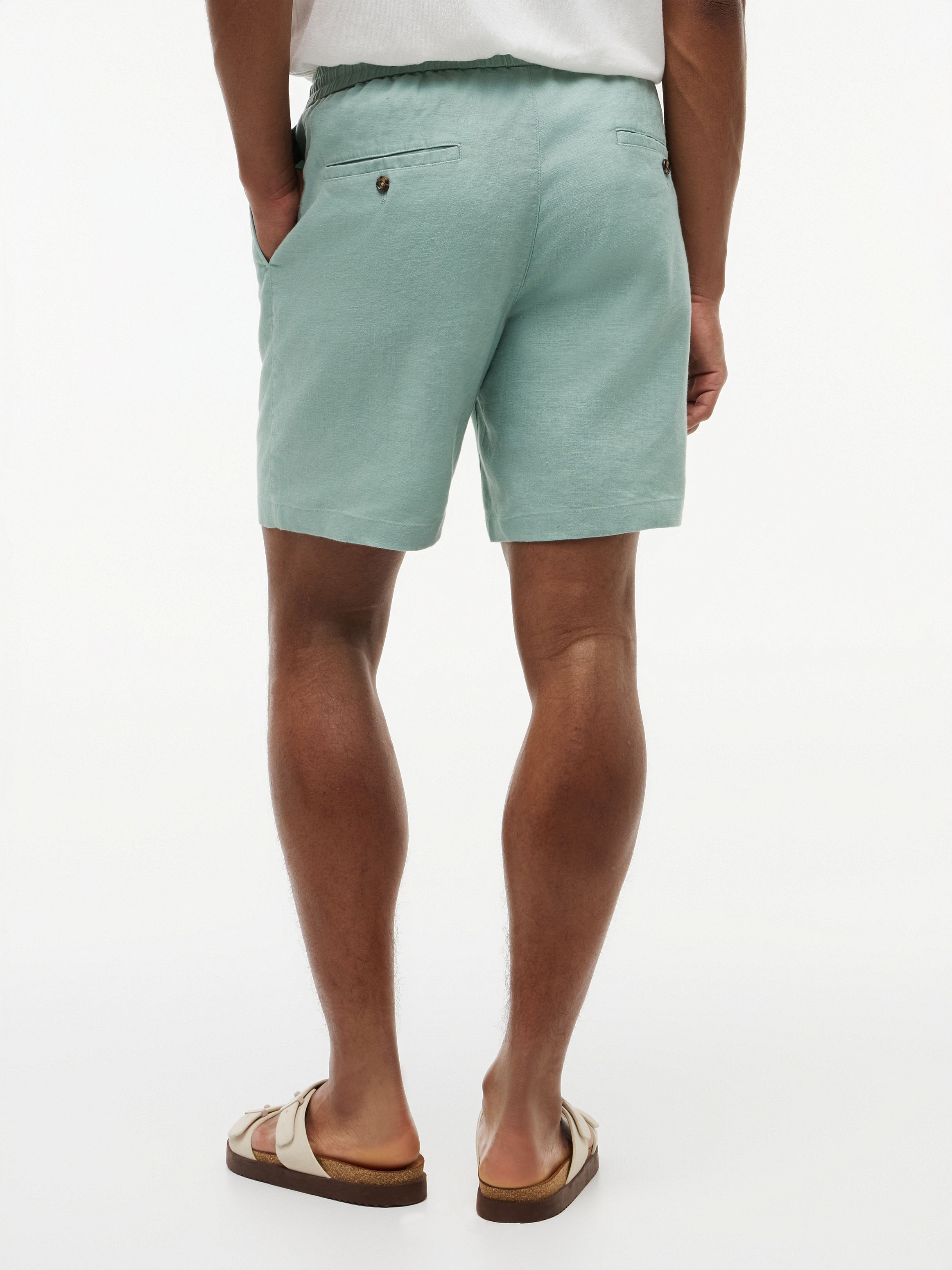 Tommy Hilfiger Chinoshorts »DOVER«  aus Leinenmix, elastischer Bund