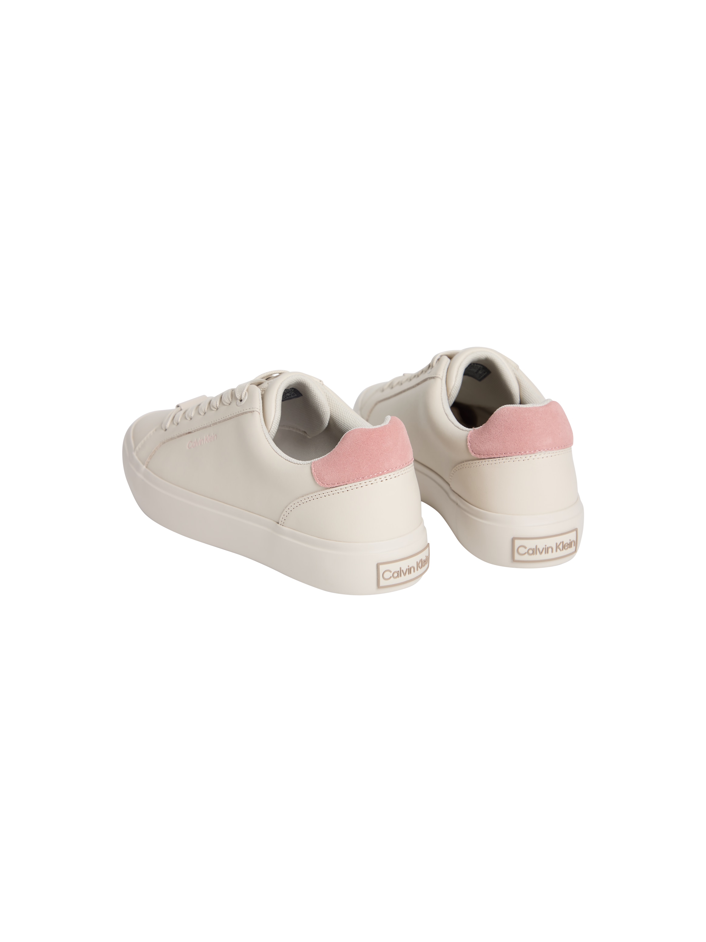 Calvin Klein Baskets à plateforme »VULC LACE UP LTH MIX«  chaussure décontractée à lacets, sneaker de loisirs avec logo CK