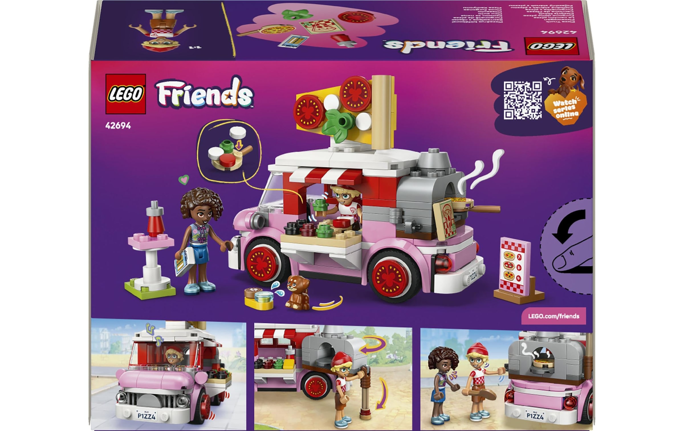 LEGO® Pions de construction »Pizzawagen (42694), LEGO Friends« fabriqué en Europe