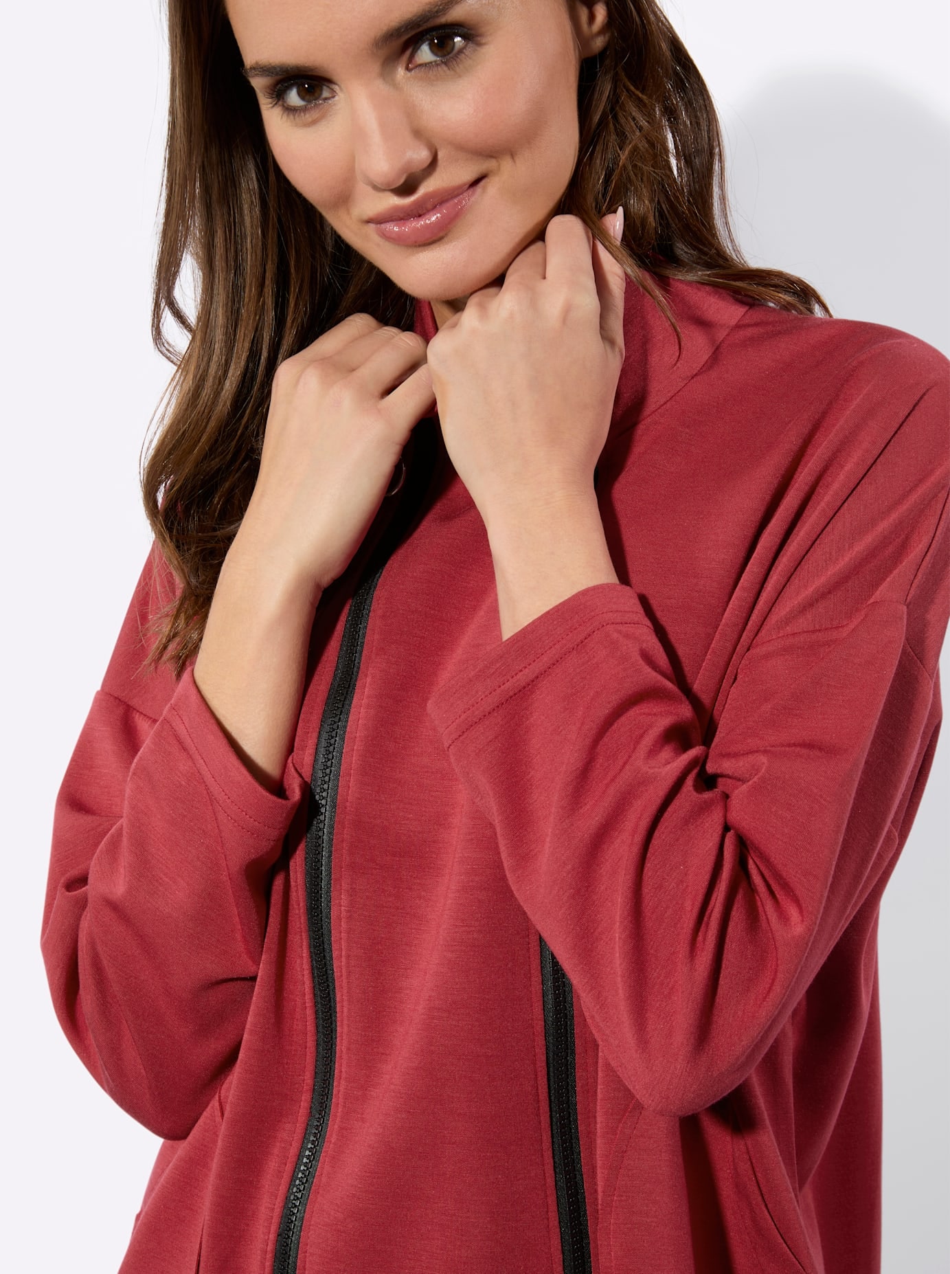 Inspirationen Shirtjacke »Sweatjacke« 1 tlg.