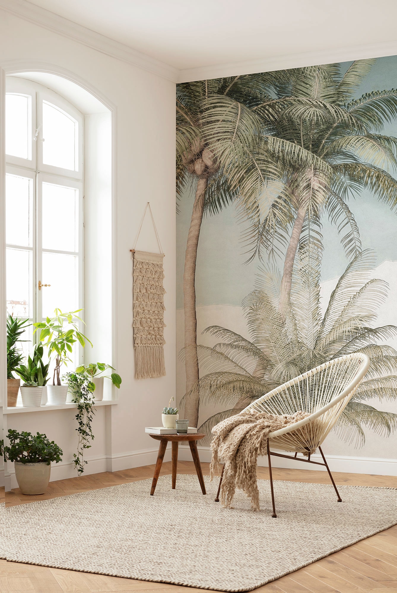 Komar Vliestapete »Digitaldruck Vlies -  Palm Oasis - Grösse 200 x 280 cm« bedruckt glatt Wohnzimmer, Schlafzimmer