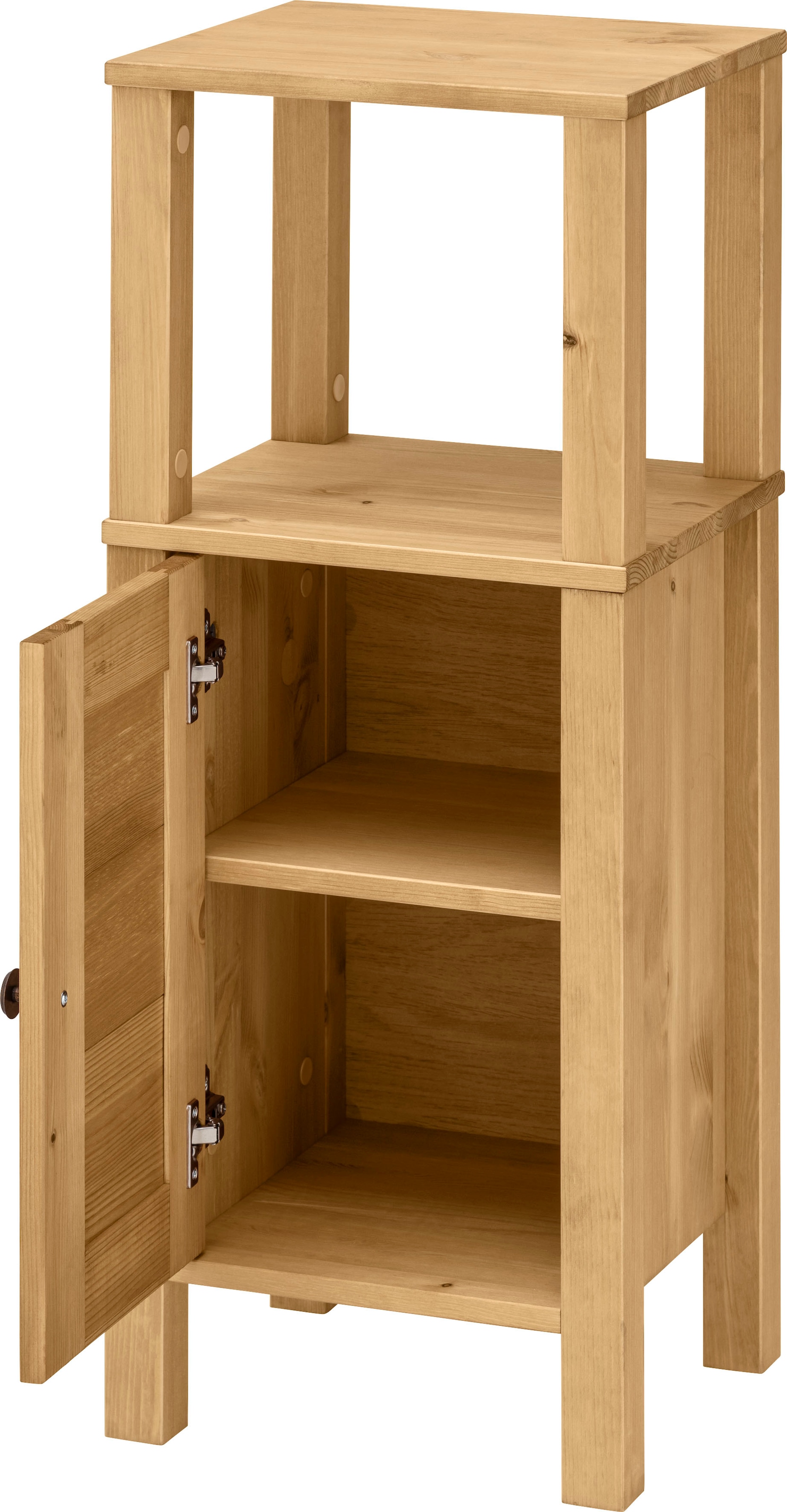 GOODproduct Unterschrank »Ayanna« aus Massivholz, FSC®, Lamellenfront, Breite 34 cm