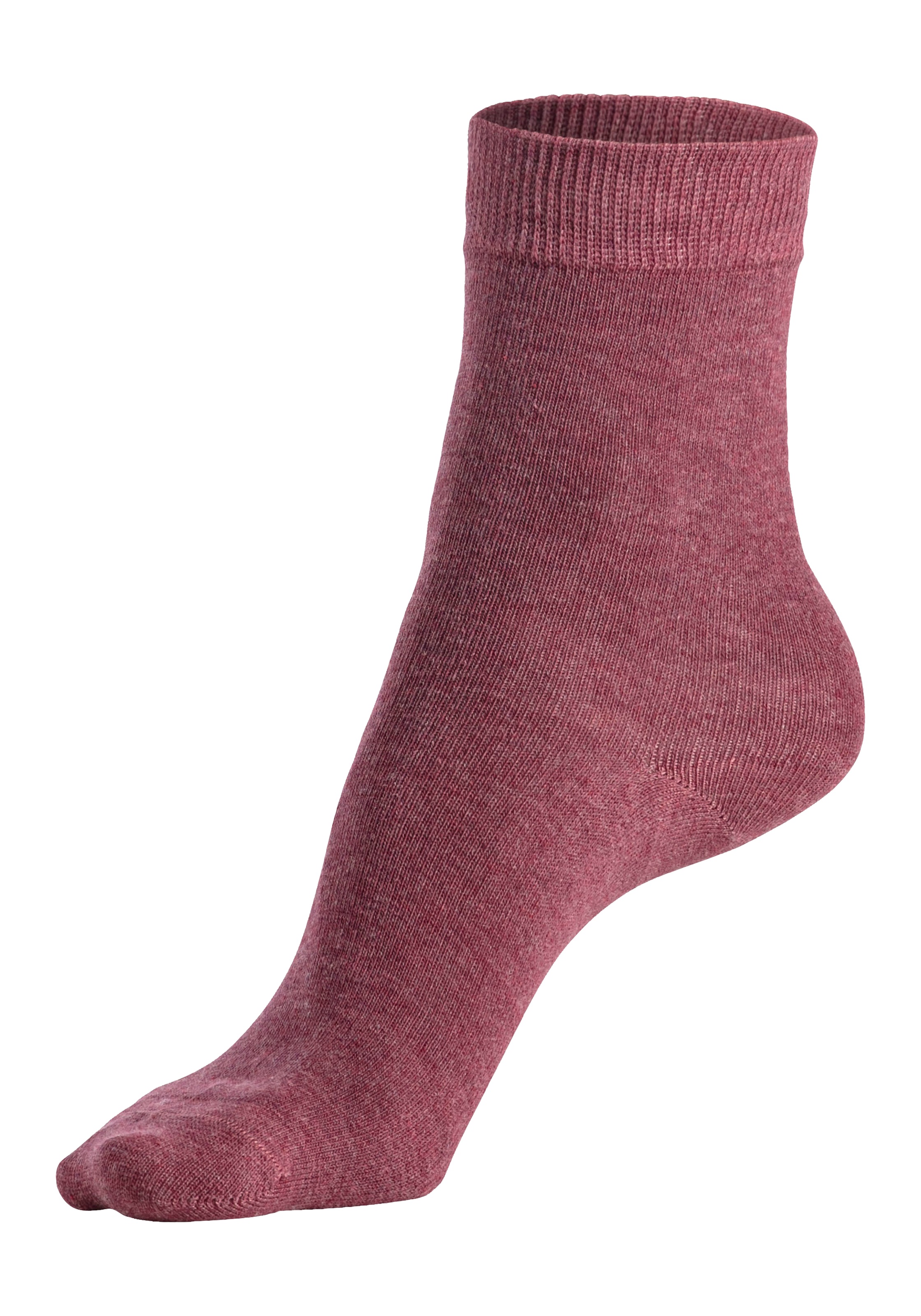 LASCANA Chaussettes basiques Paquet, 7 cuis tlg. en couleurs mélangées vives