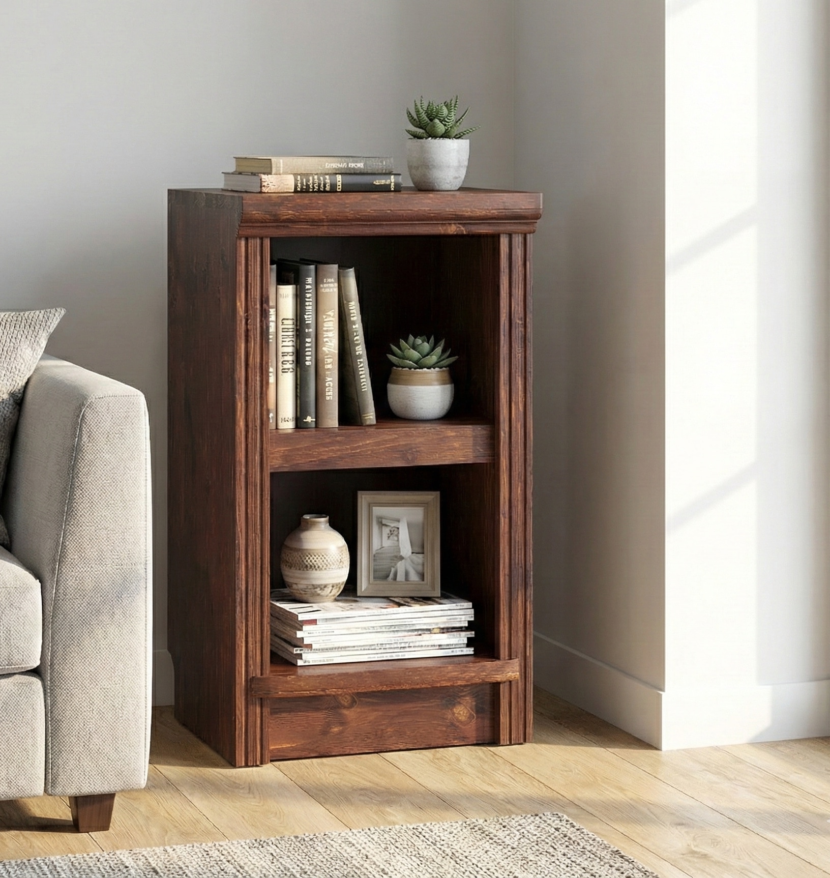 GOODproduct Étagère sur pied »Riga Bücherregal Regal Breite/Tiefe 40/29 cm« aus massiver Kiefer, FSC®-zertifiziert