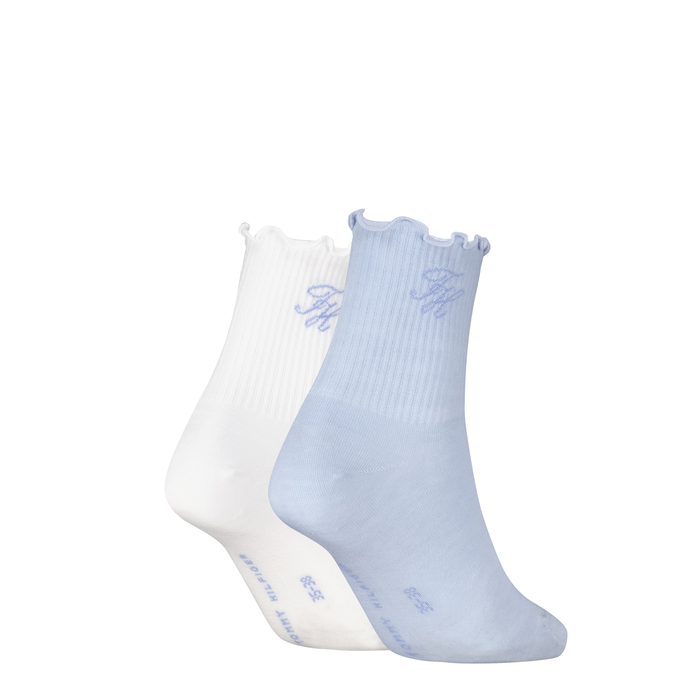Tommy Hilfiger Chaussettes courtes »TH WOMEN SHORT SOCK 2P REFINED MONOGRAM« 2 Paar, 